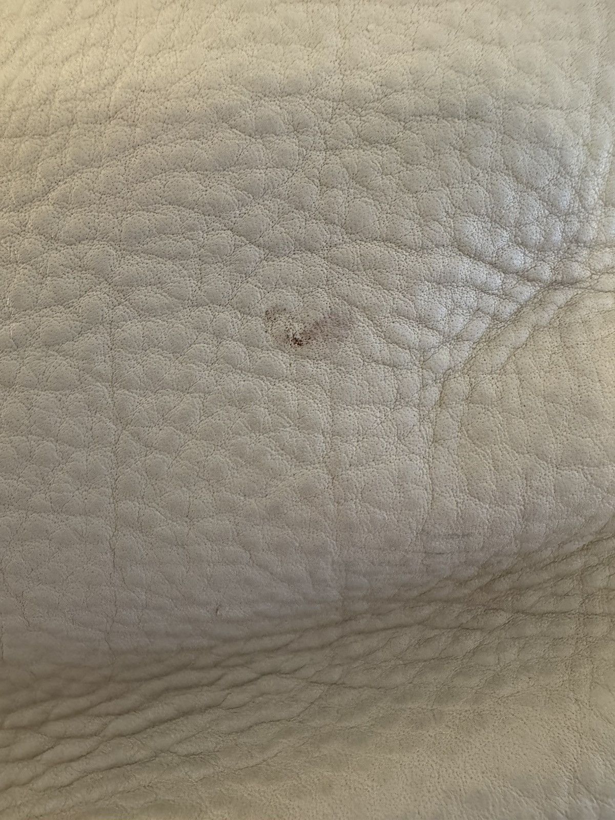 Baggu Baggu Tote Bag Ivory Natural Milled Leather Double Handle Size ONE SIZE - 5 Thumbnail