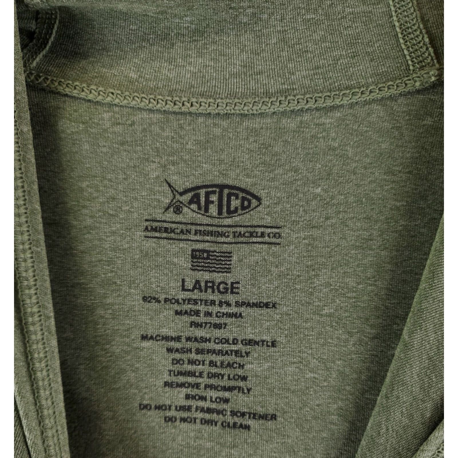 Vintage AFTCO Hoodie Pullover Mens L Gray Lightweight Hooded Shirt? Size US L / EU 52-54 / 3 - 4 Thumbnail