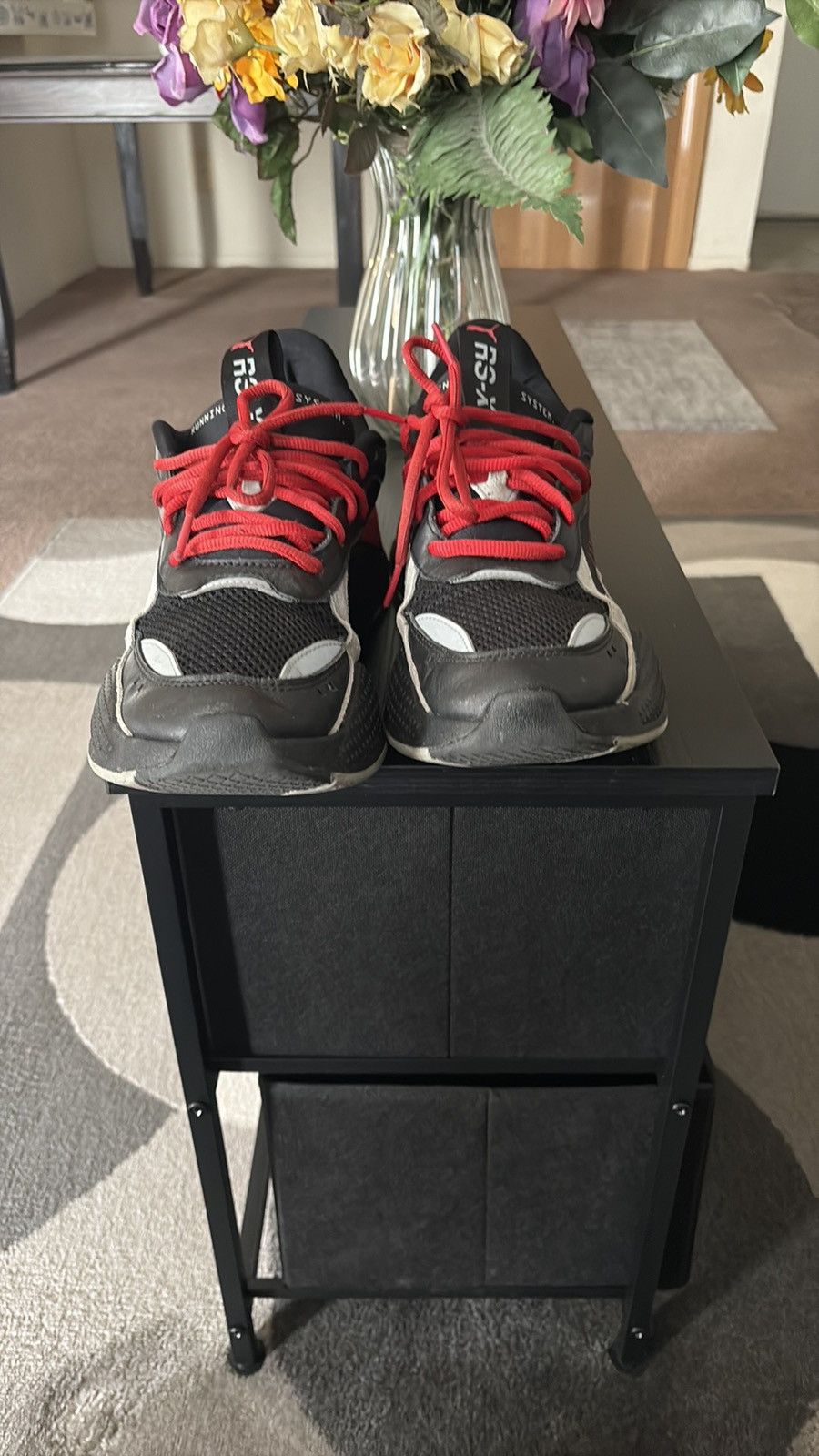 Puma Puma RS-X Black and Red Sneakers Size US 12 / EU 45 - 2 Thumbnail