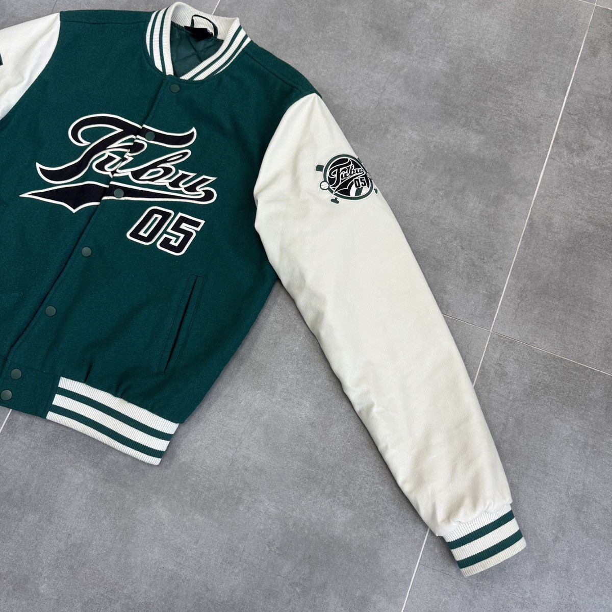 Fubu FUBU 05 Varsity Bomber Jacket Hip Hop Men Size S Oversized Size US S / EU 44-46 / 1 - 7 Thumbnail