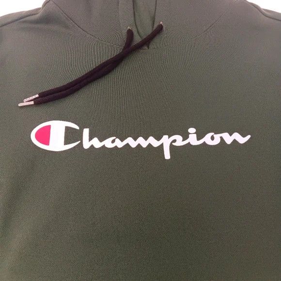 Champion Champion Men's Super Fleece Hoodie w/ Face Mask - Green - Sm Size US S / EU 44-46 / 1 - 3 Thumbnail