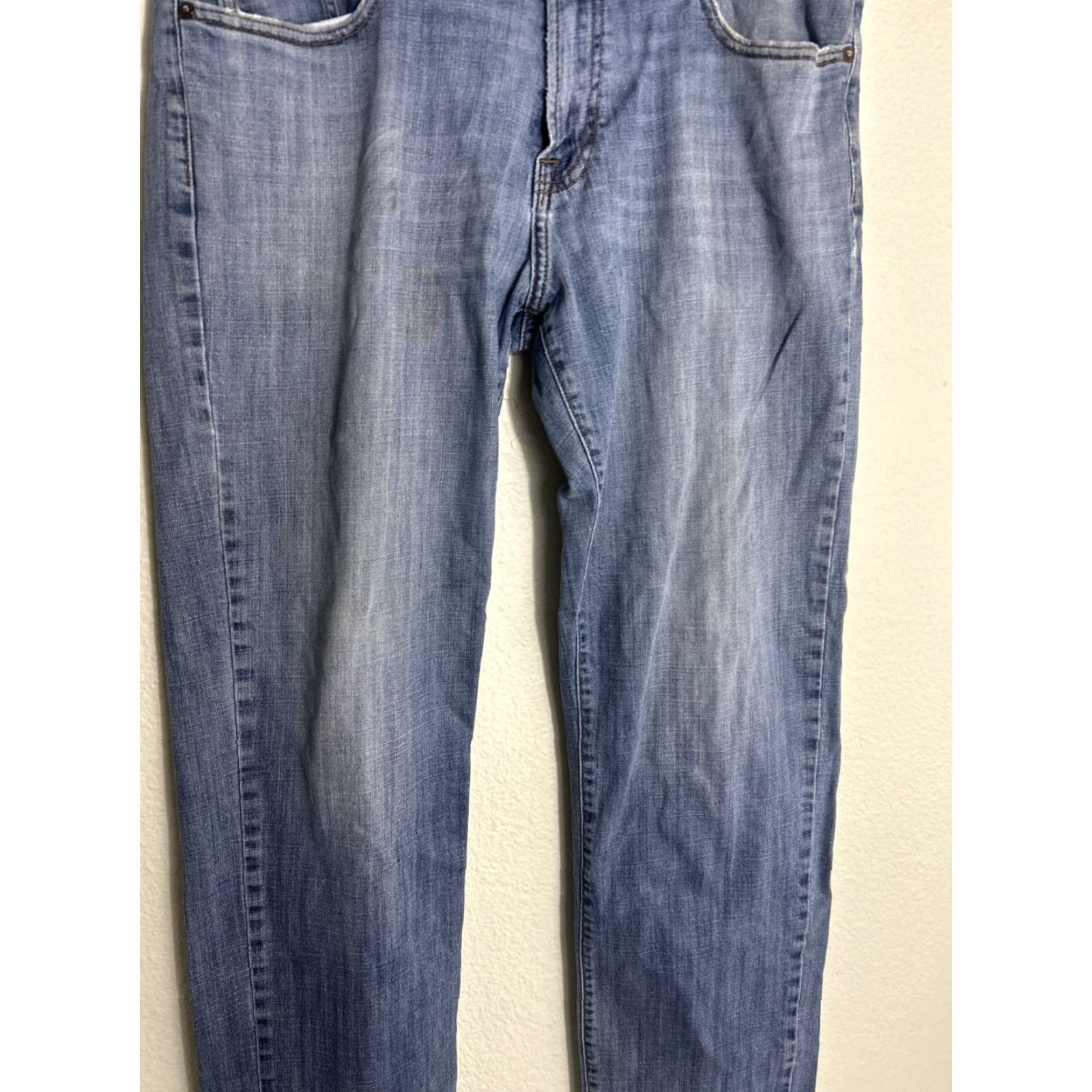 Lucky Brand Lucky Brand 221 Jeans Straight Medium Wash Men 36x32 Blue Size US 36 / EU 52 - 3 Thumbnail