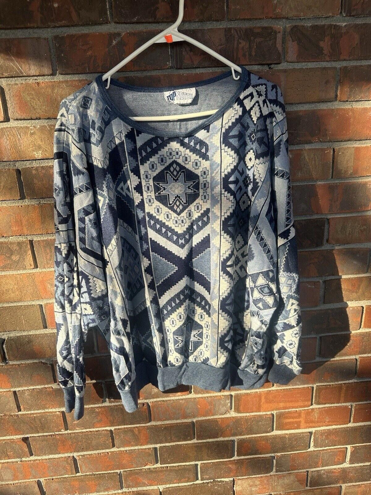 Designer Vintage Women's Pullover Top Notch Size 4X 90s Size 4XL / US 24-26 - 1 Thumbnail
