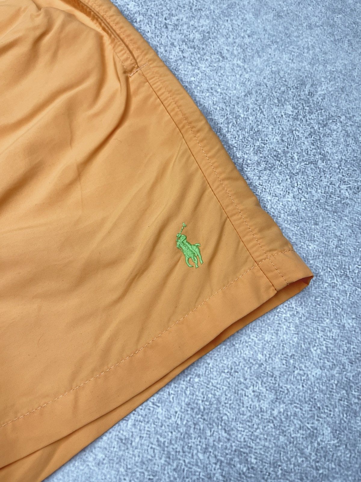 Polo Ralph Lauren Mens Polo Ralph Lauren Nylon Shorts Orange Y2K Size US 32 / EU 48 - 4 Thumbnail