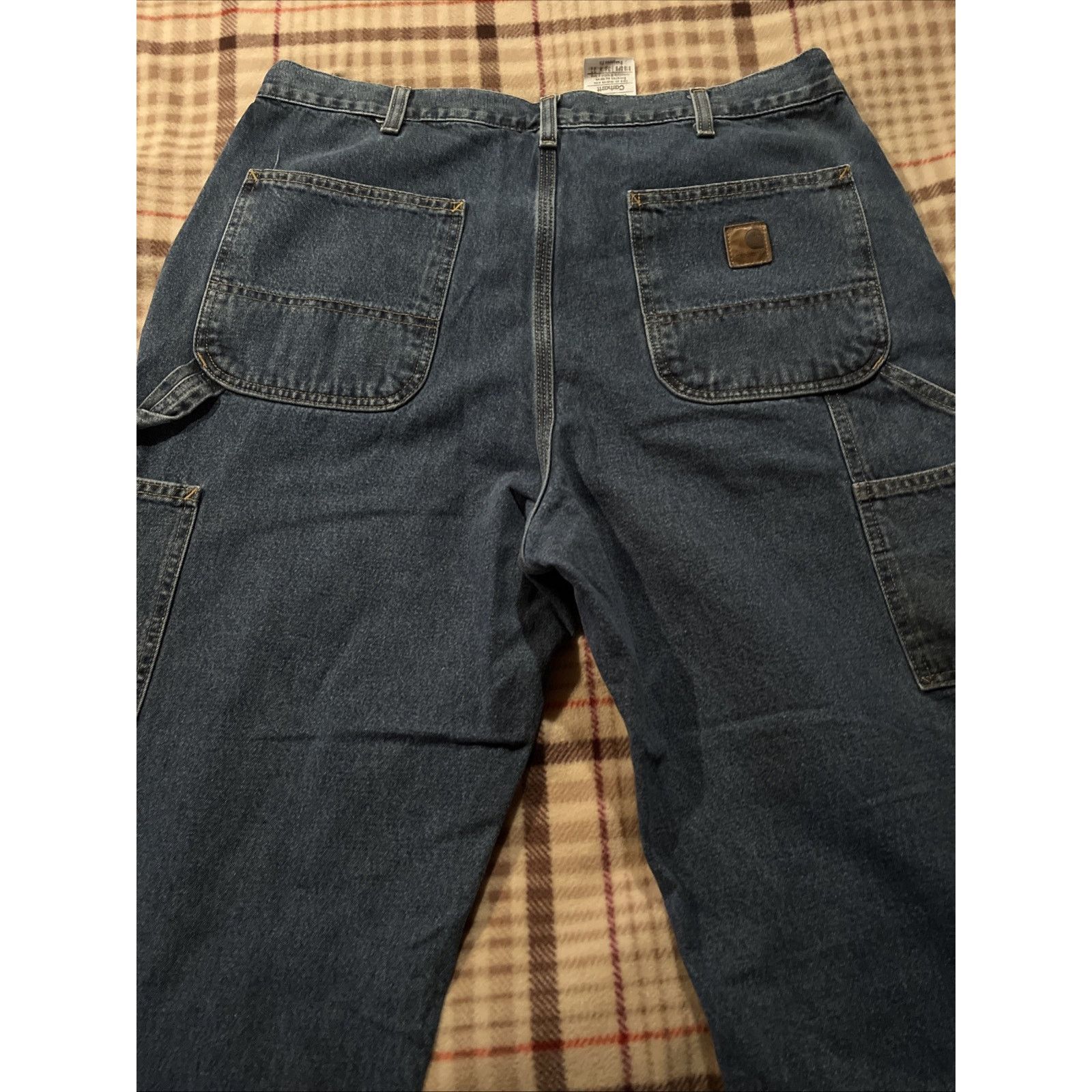 Carhartt Carhartt Jeans Men’s 34x32 Denim Medium Wash Workwear Cotton Size US 36 / EU 52 - 11 Thumbnail