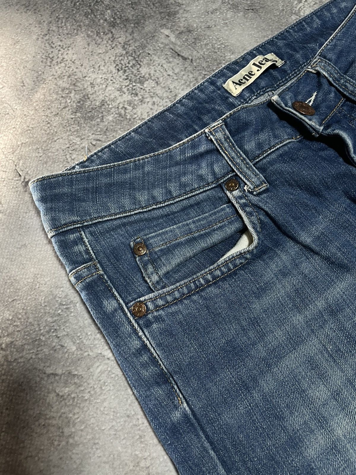 Acne Studios ACNE Blue Denim Skinny Pants Jeans 29x32 Size US 32 / EU 48 - 7 Thumbnail