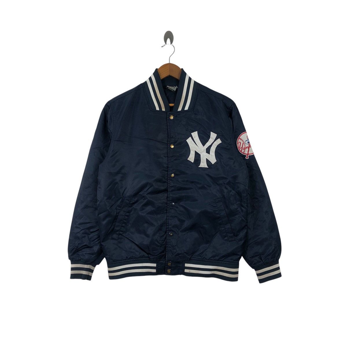 Starter Vintage Mlb Starter NEW YORK YANKEE Majestic Bomber Jacket Size US M / EU 48-50 / 2 - 1 Thumbnail