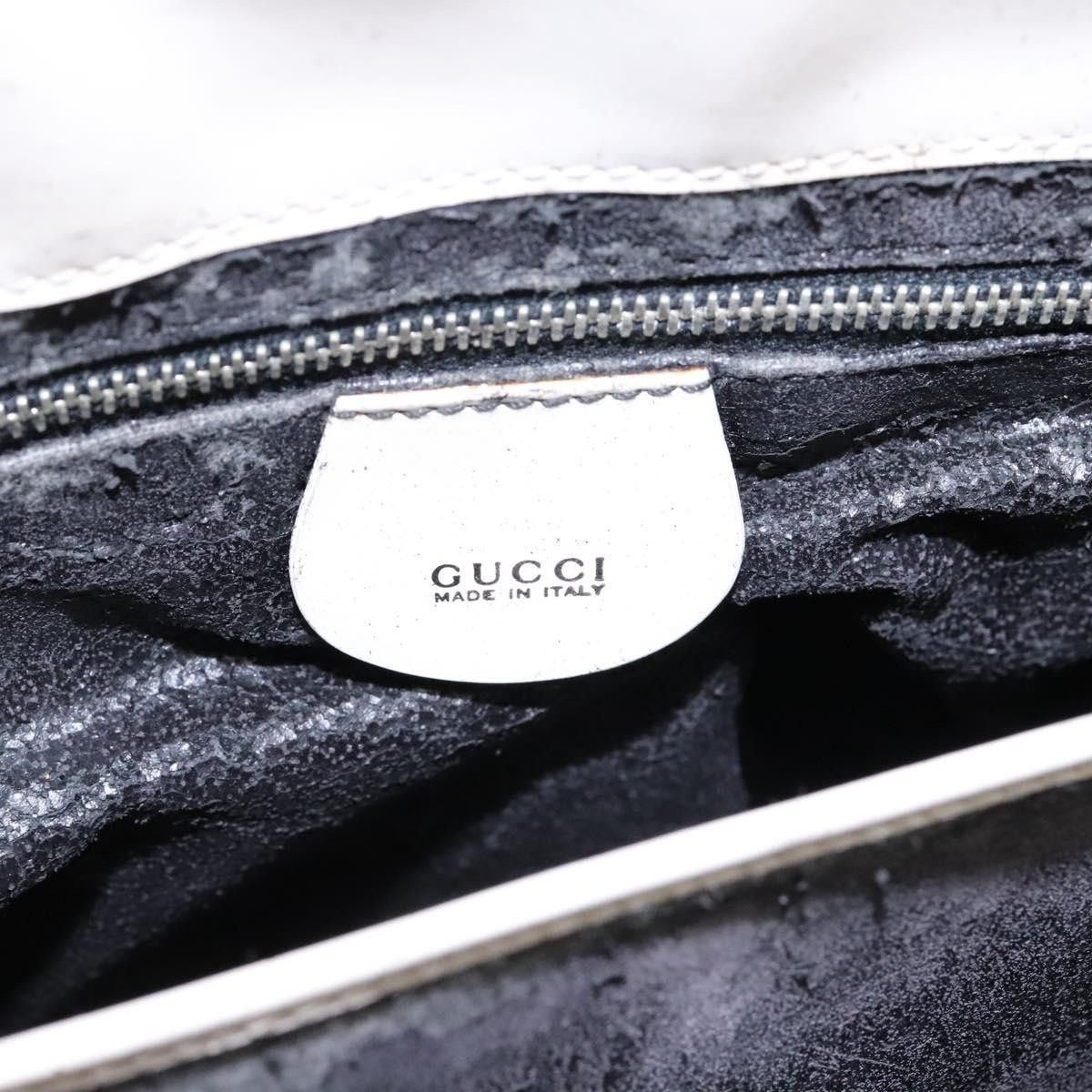 Gucci GUCCI Hand Bag Enamel White Size ONE SIZE - 16 Thumbnail