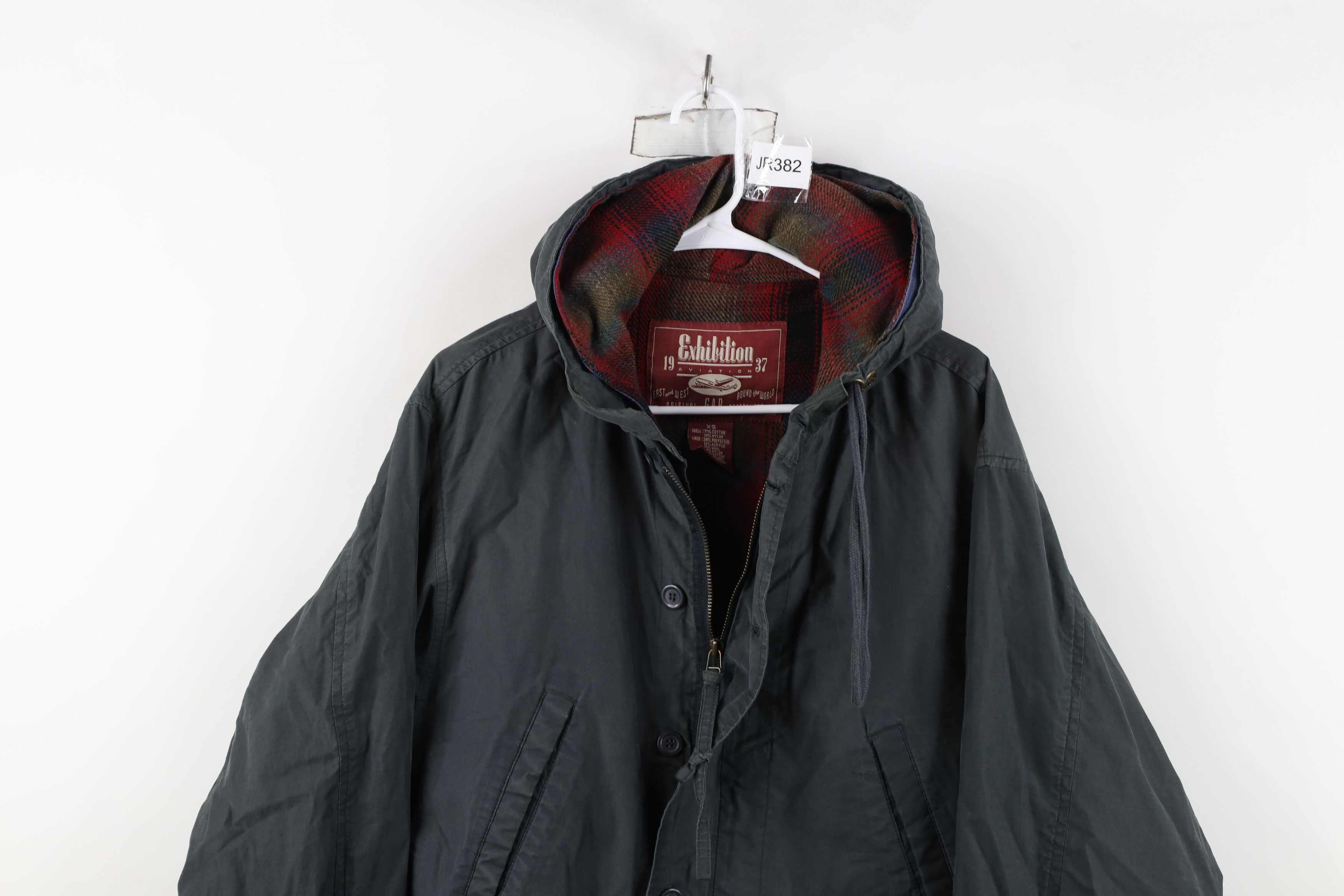 Gap × Vintage Vintage 90s Gap Lined Hooded Military Field Parka Jacket Size US XS / EU 42 / 0 - 2 Thumbnail