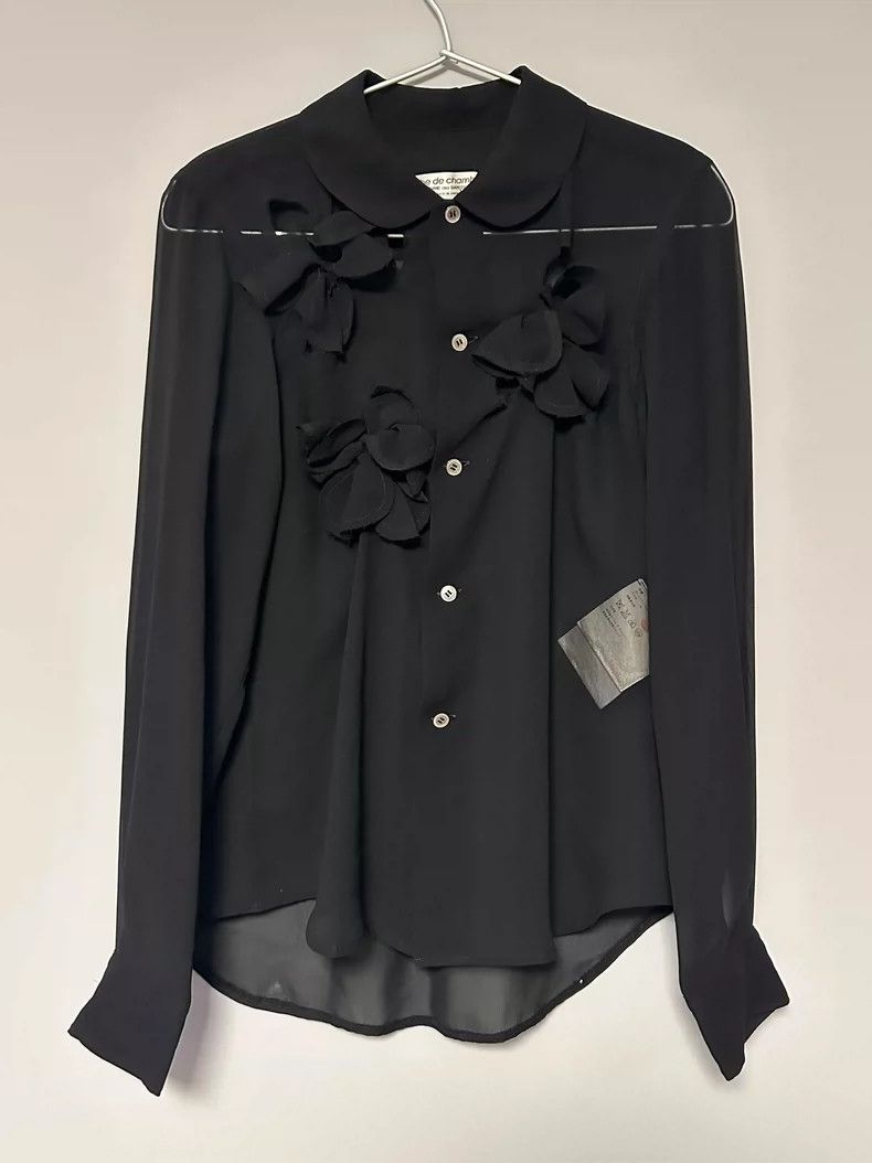 Comme des Garcons Comme Des Garcons Flower perspective shirt 2504-Nextarrow Size M / US 6-8 / IT 42-44 - 1 Thumbnail