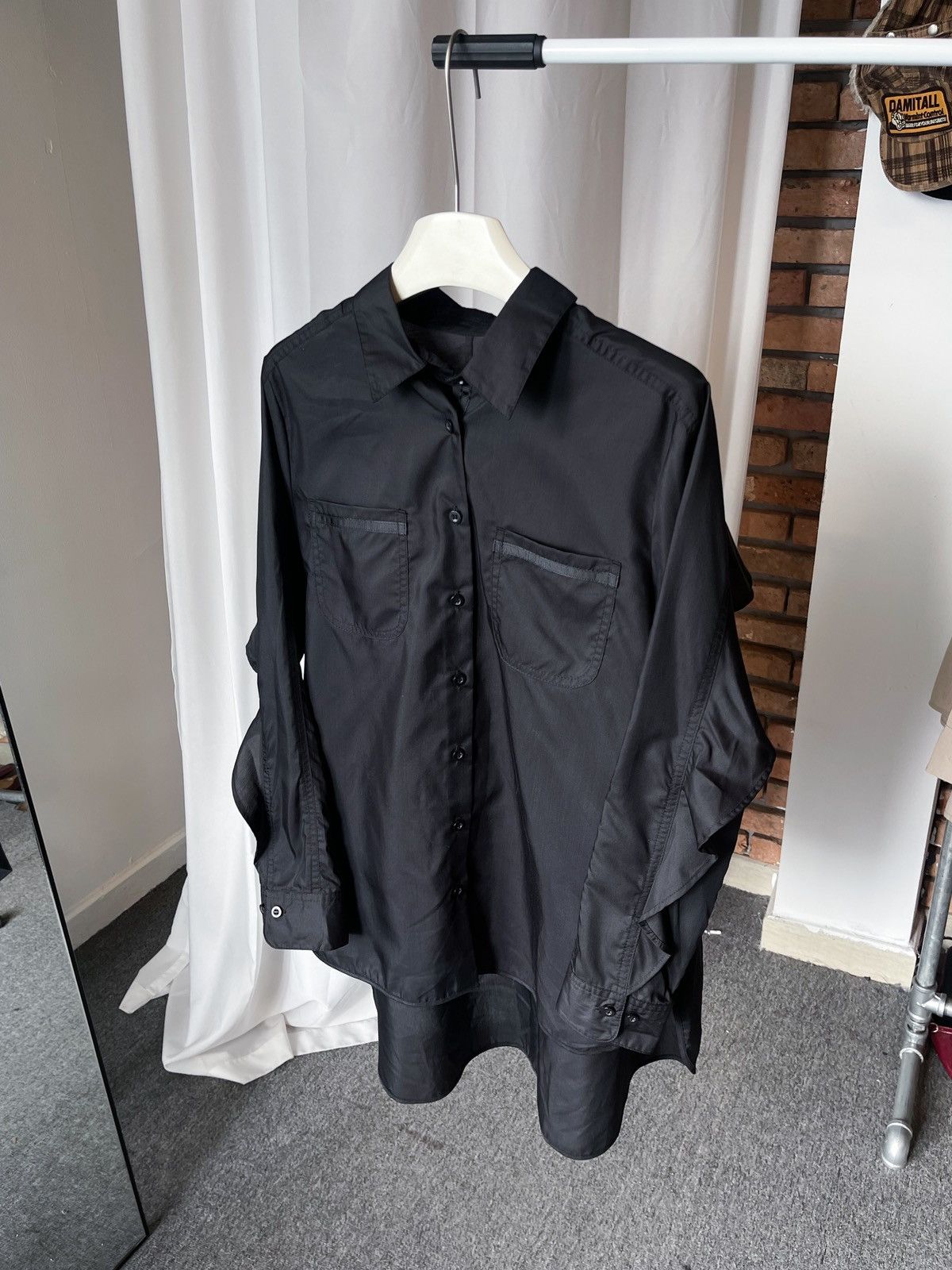 Yohji Yamamoto Kyoko Higa ruffle blouse Size L / US 10 / IT 46 - 3 Thumbnail