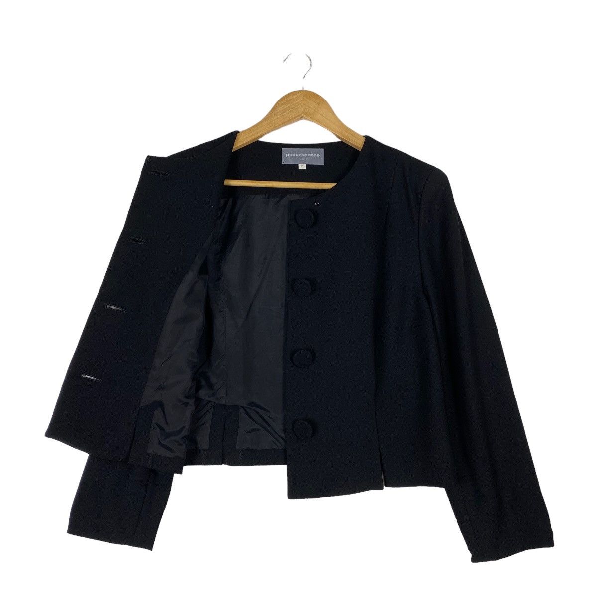 Designer × Paco Rabanne Paco Rabanne cropped jacket Size S / US 4 / IT 40 - 6 Thumbnail