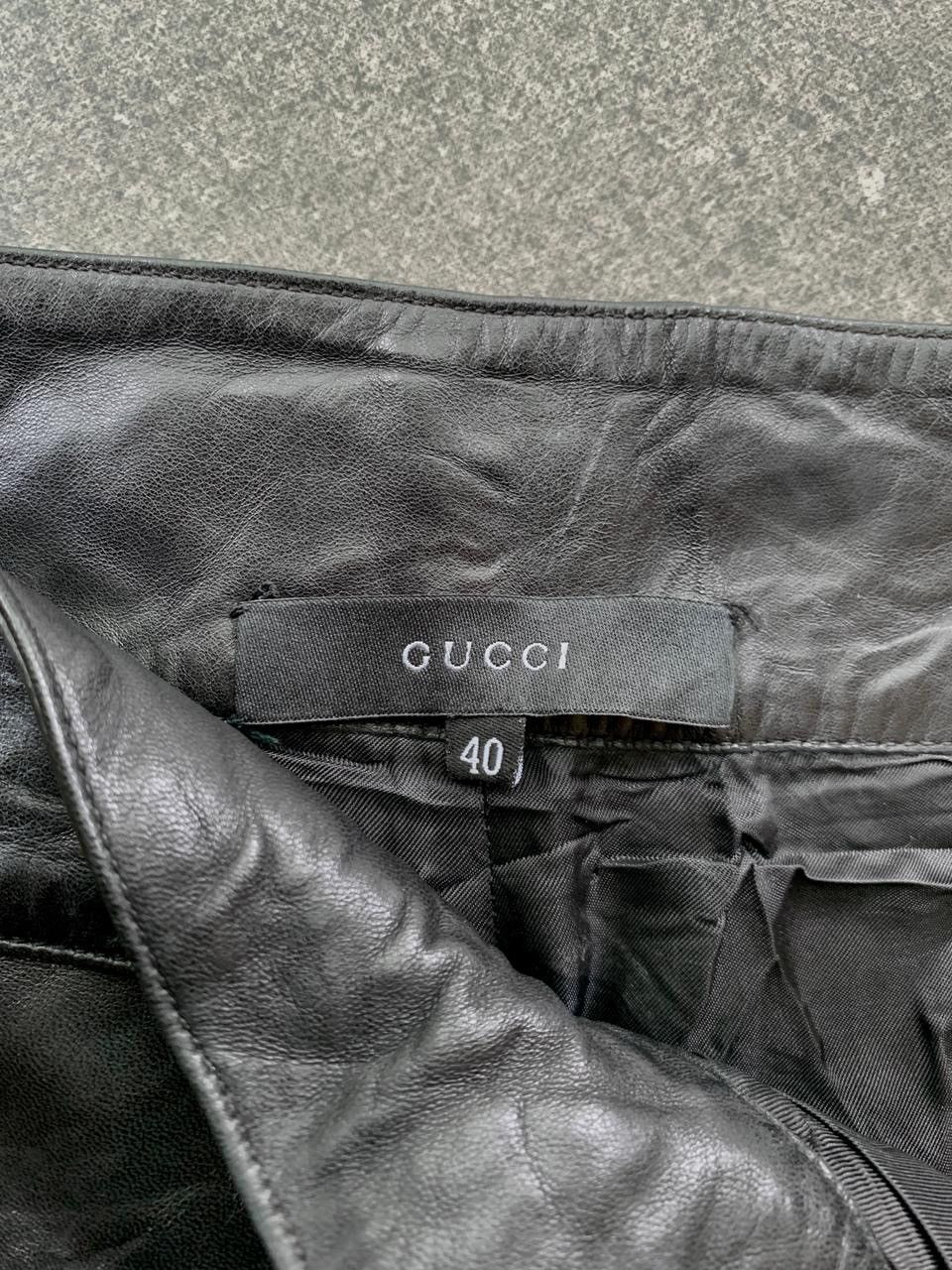 Gucci FREE TAX! Leather Trousers by Tom Ford Size US 29 - 10 Thumbnail