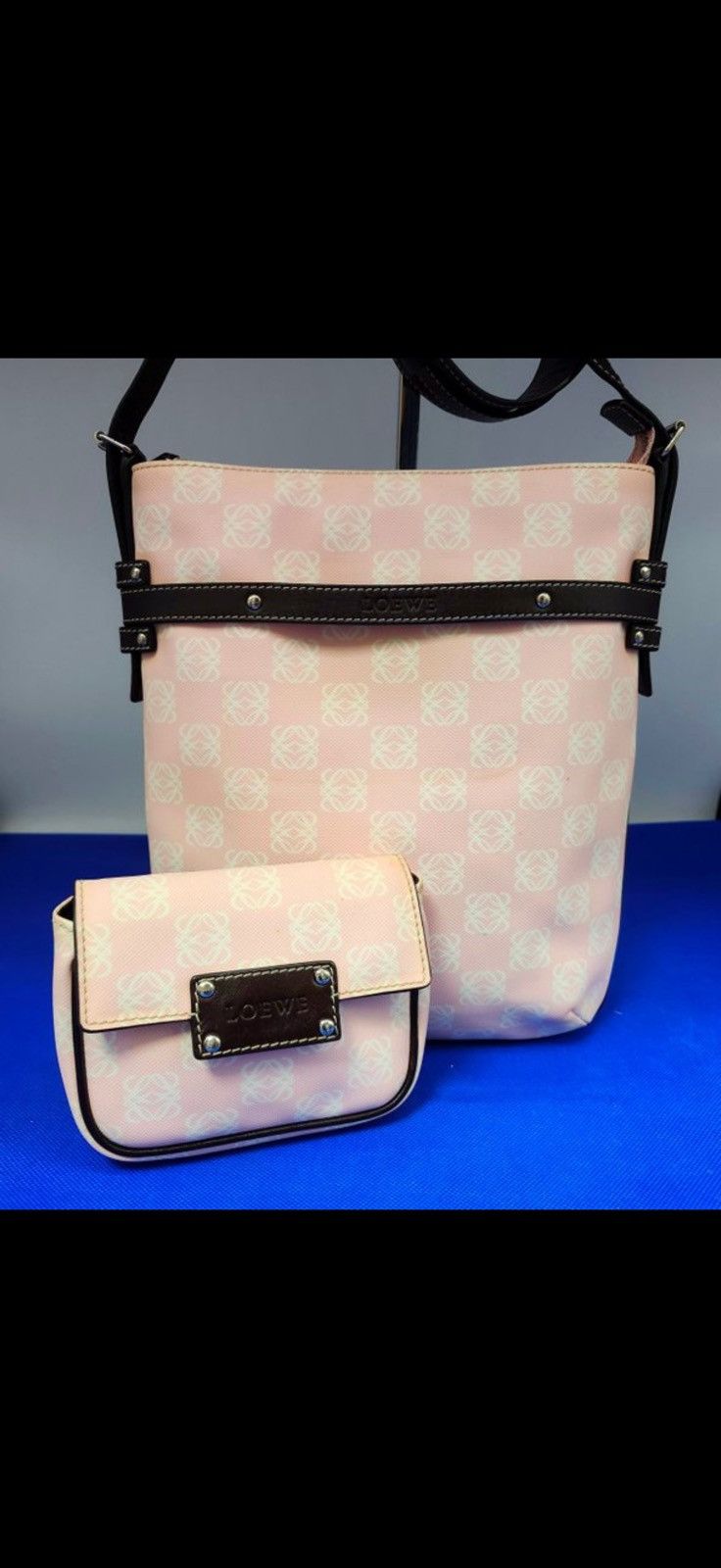 Loewe Loewe Anagrammed PVC Crossbody Bag ): Size ONE SIZE - 6 Thumbnail