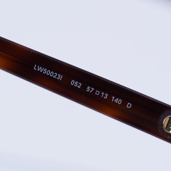 Loewe Loewe LW50023I 052 Eyeglasses Havana 57mm Cat Eye Frame Size ONE SIZE - 6 Thumbnail