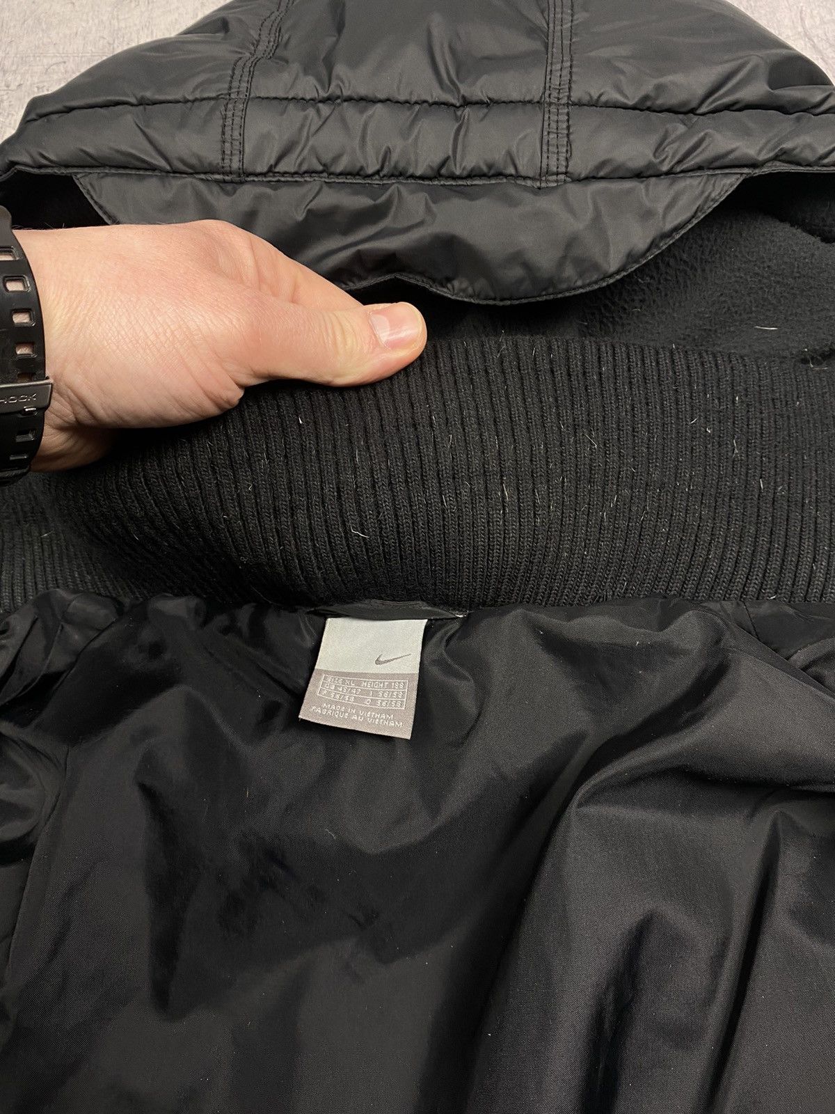 Nike Vintage 90s Nike Streetwear Drill Y2K Down Puffer Jacket Size US XL / EU 56 / 4 - 18 Thumbnail