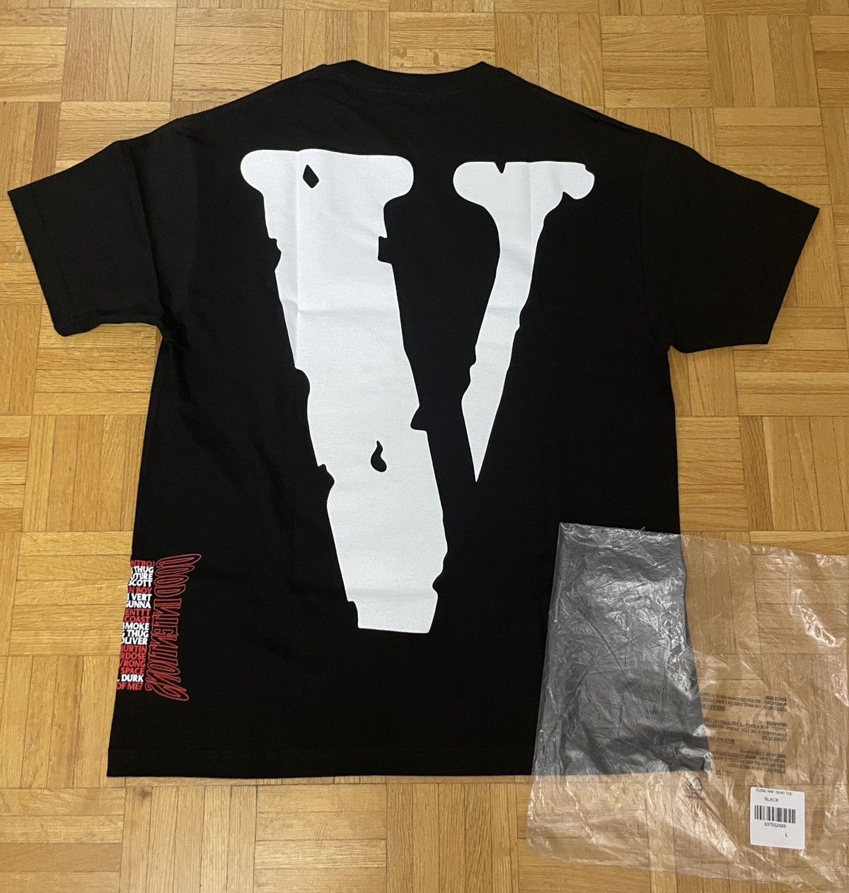 Vlone Nav x Vlone Dead Tee Black | Grailed