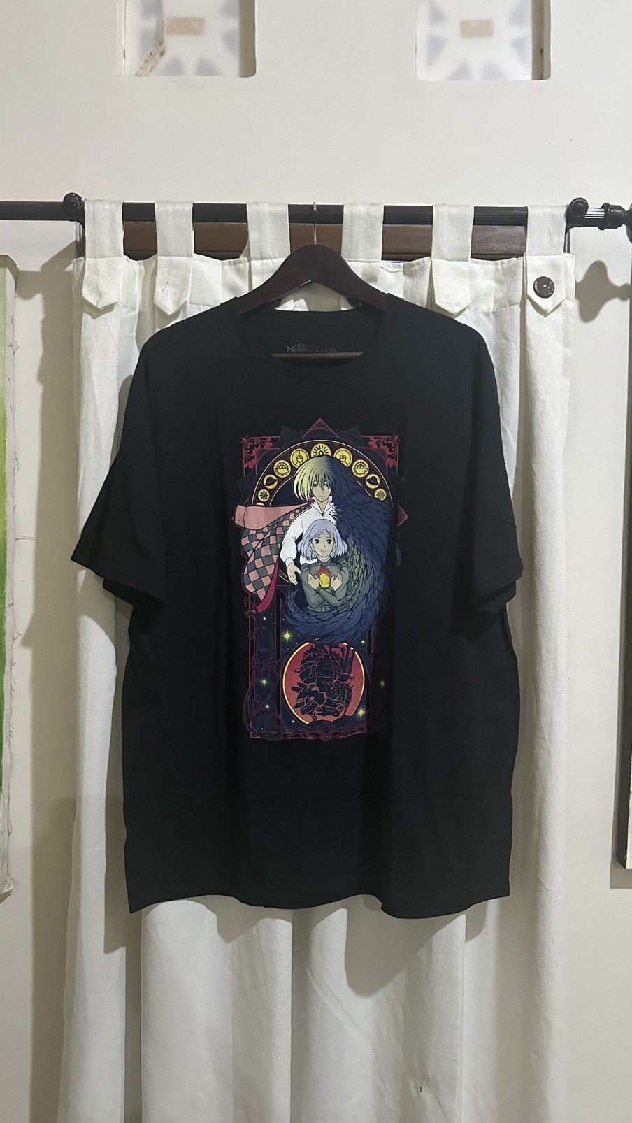 Anime Very Rare Howl’s Moving Castle Official Tshirt Size US XXL / EU 58 / 5 - 2 Thumbnail