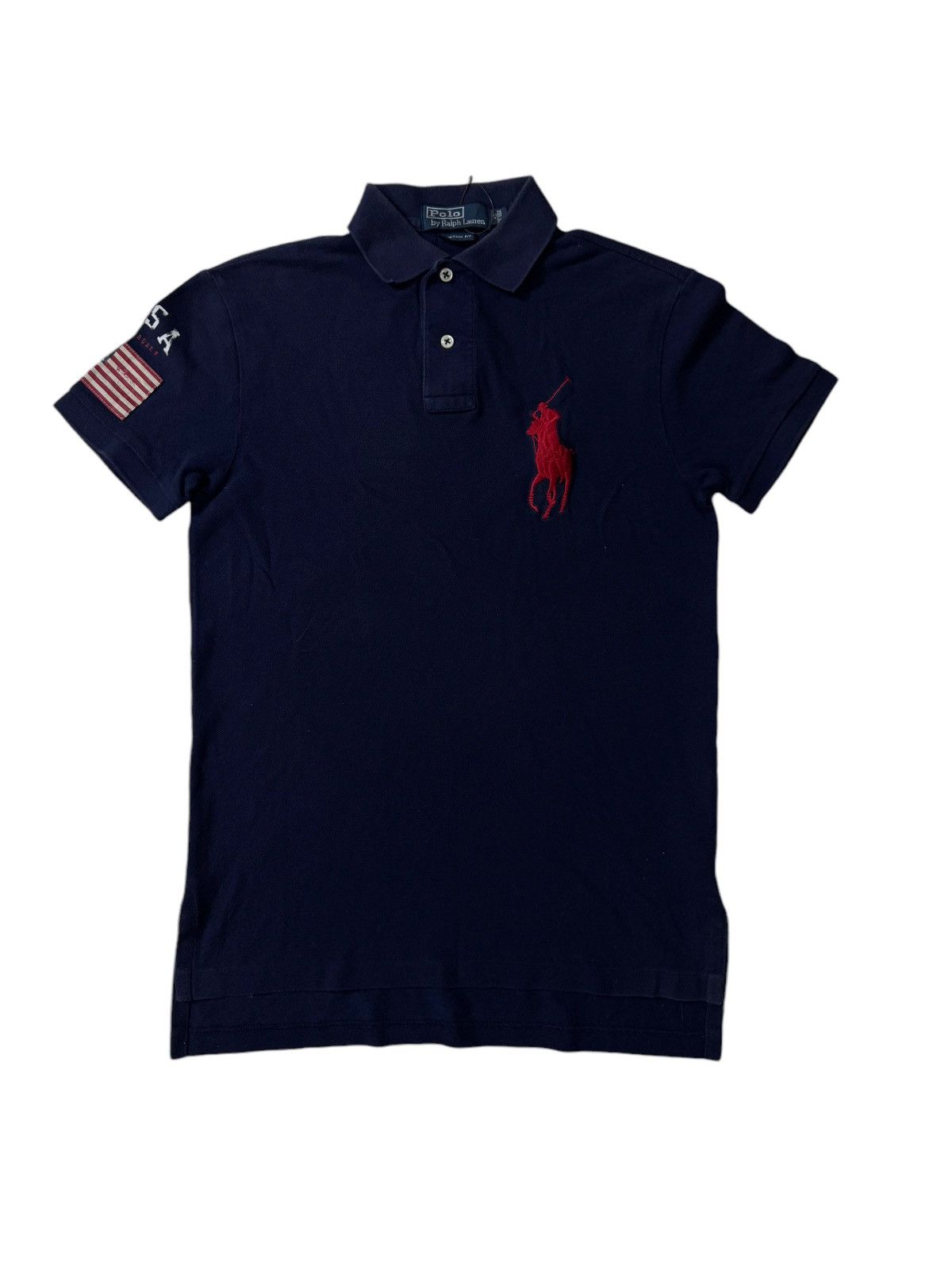 Polo Ralph Lauren × Vintage Vintage Polo Ralph Lauren Usa 🇺🇸 Flag Big Pony Size US XS / EU 42 / 0 - 1 Thumbnail