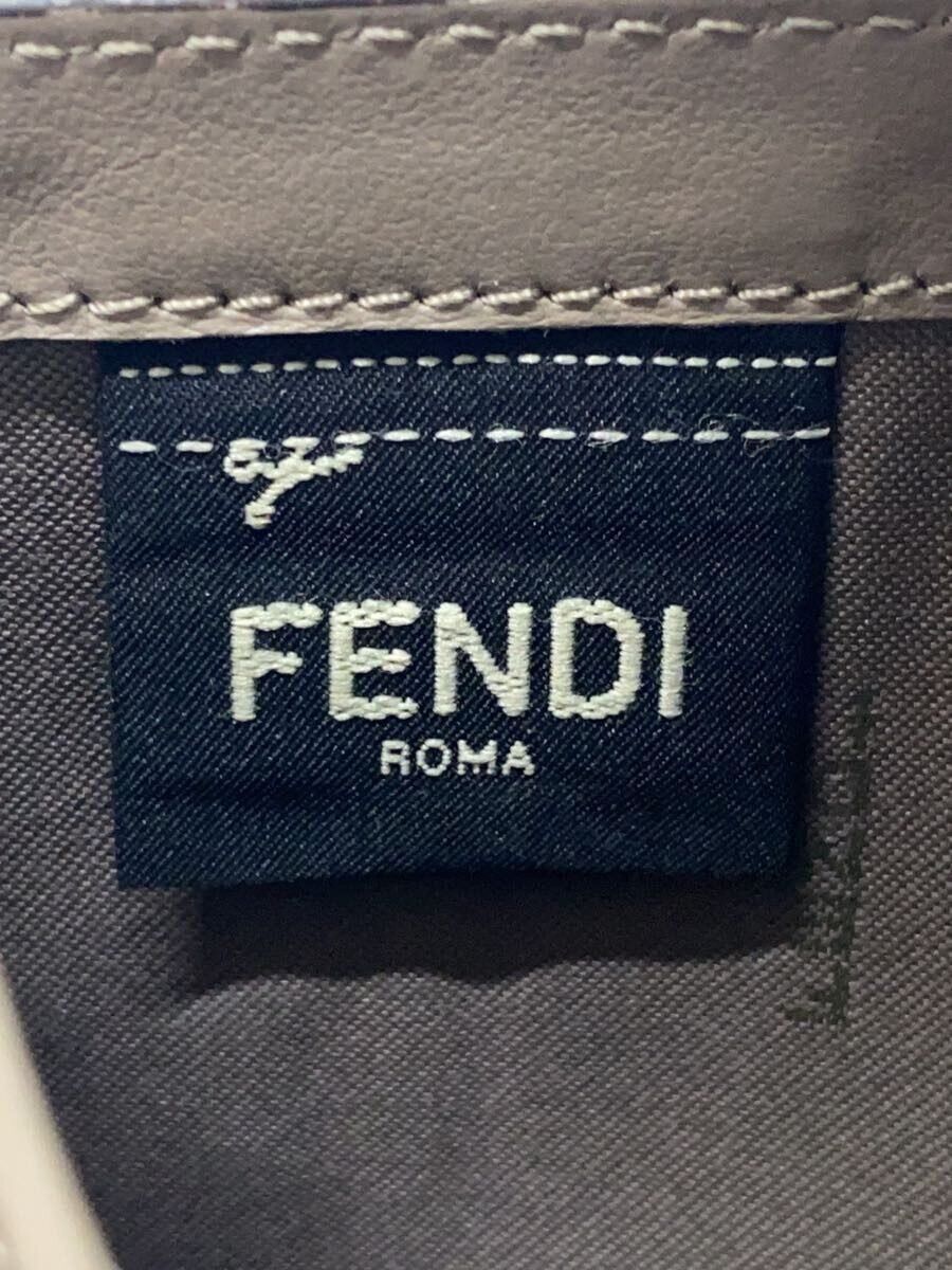 Fendi Fendi Leather Bi-Fold Wallet Grey Size ONE SIZE - 3 Thumbnail