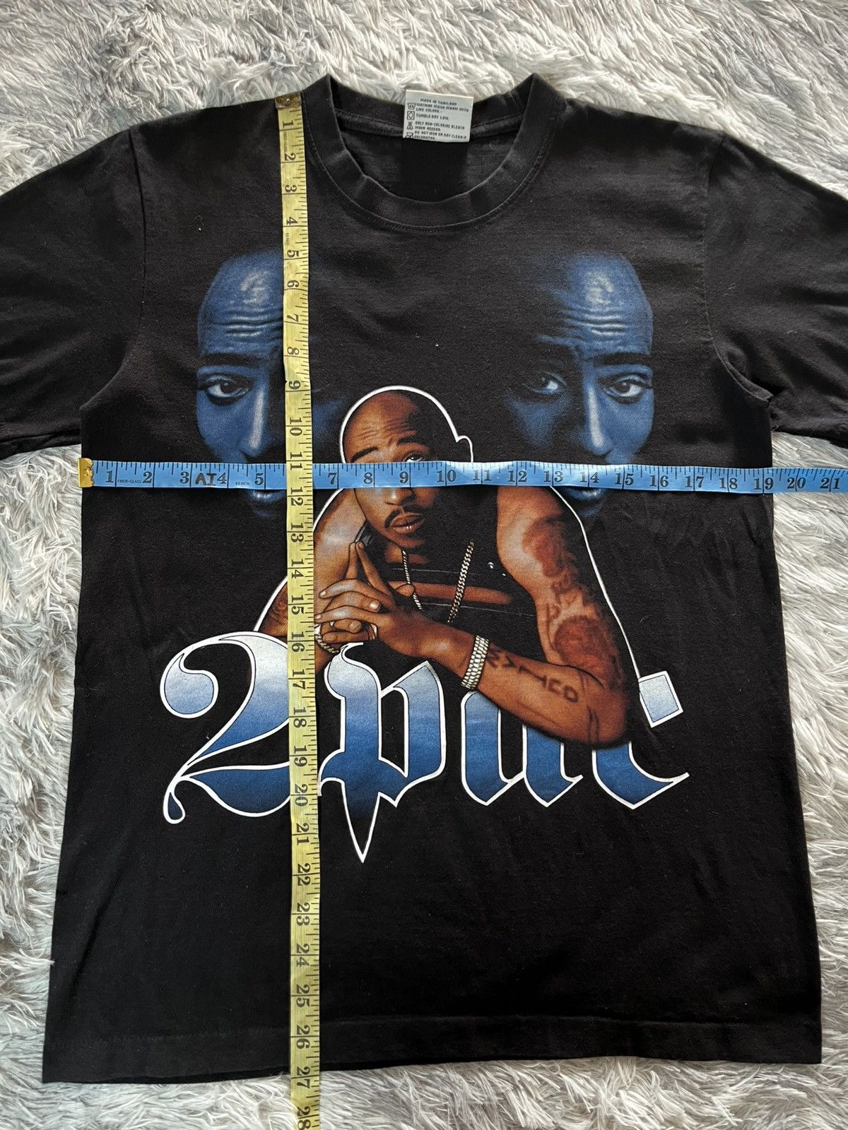 Rap Tees Vintage 90s Bootleg Tupac shakur memorial t shirt Size US M / EU 48-50 / 2 - 7 Thumbnail