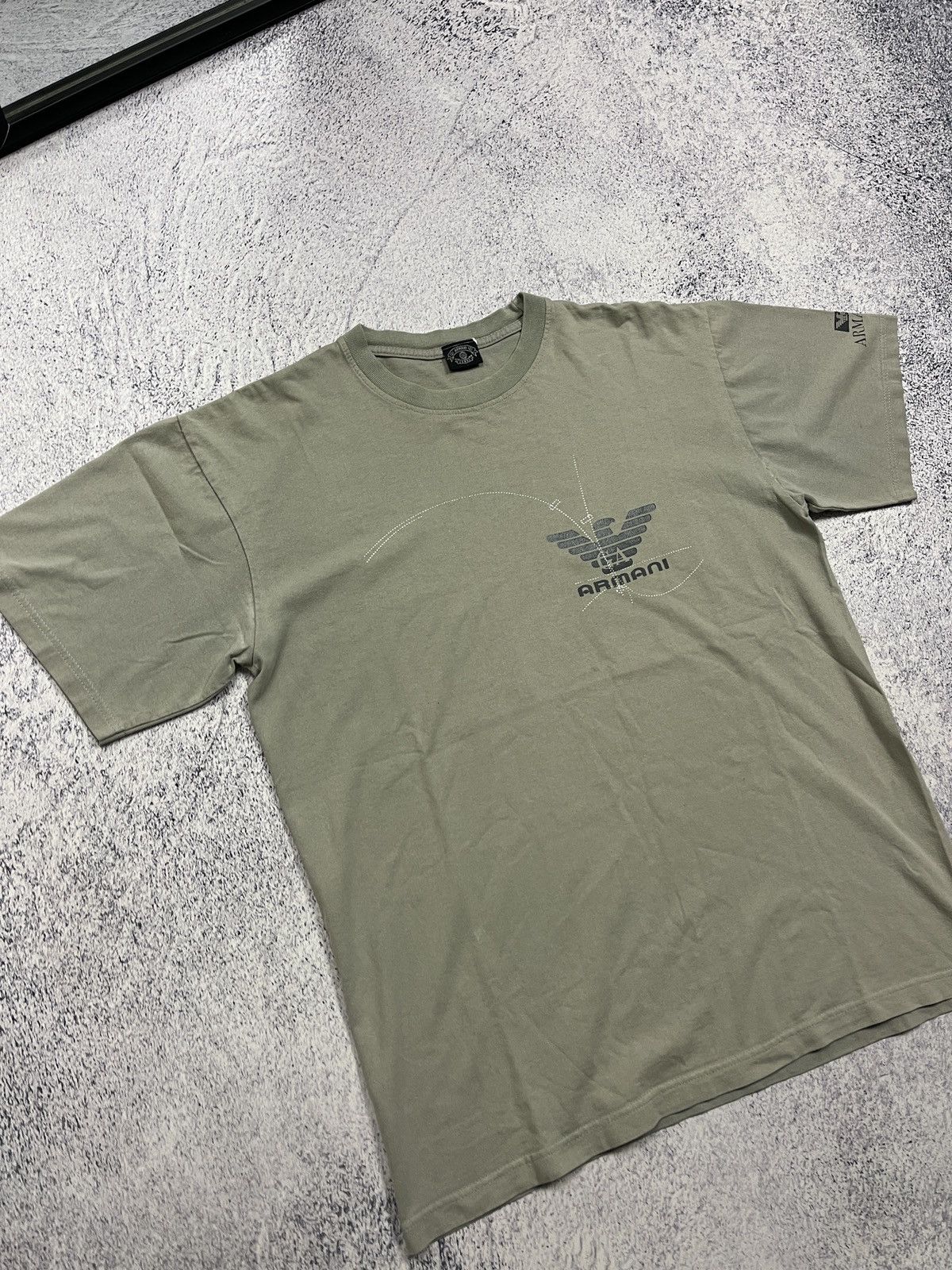 Giorgio Armani Vintage Y2K Armani Jeans Big Logo Graphic T Shirt Streetwear Size US M / EU 48-50 / 2 - 4 Thumbnail