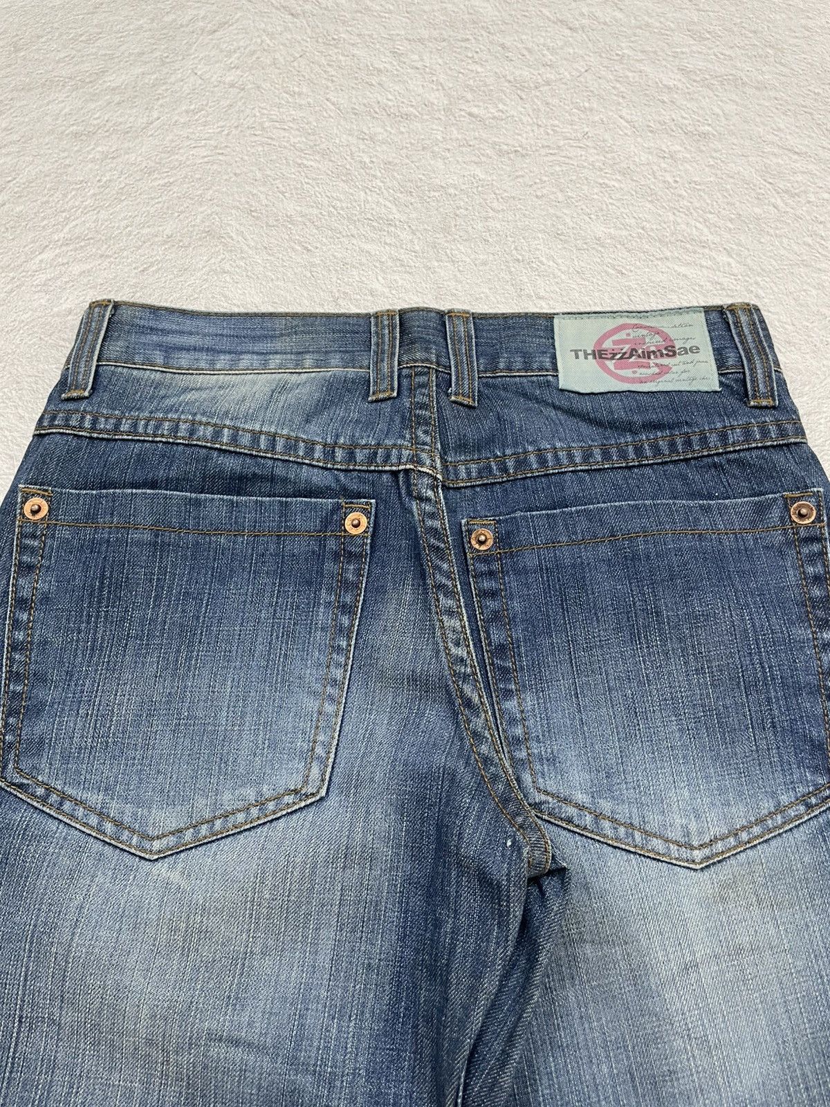 Japanese Brand 2000s Japanese Faded Bootcut Denim Stonewash Y2K Size US 29 - 11 Thumbnail