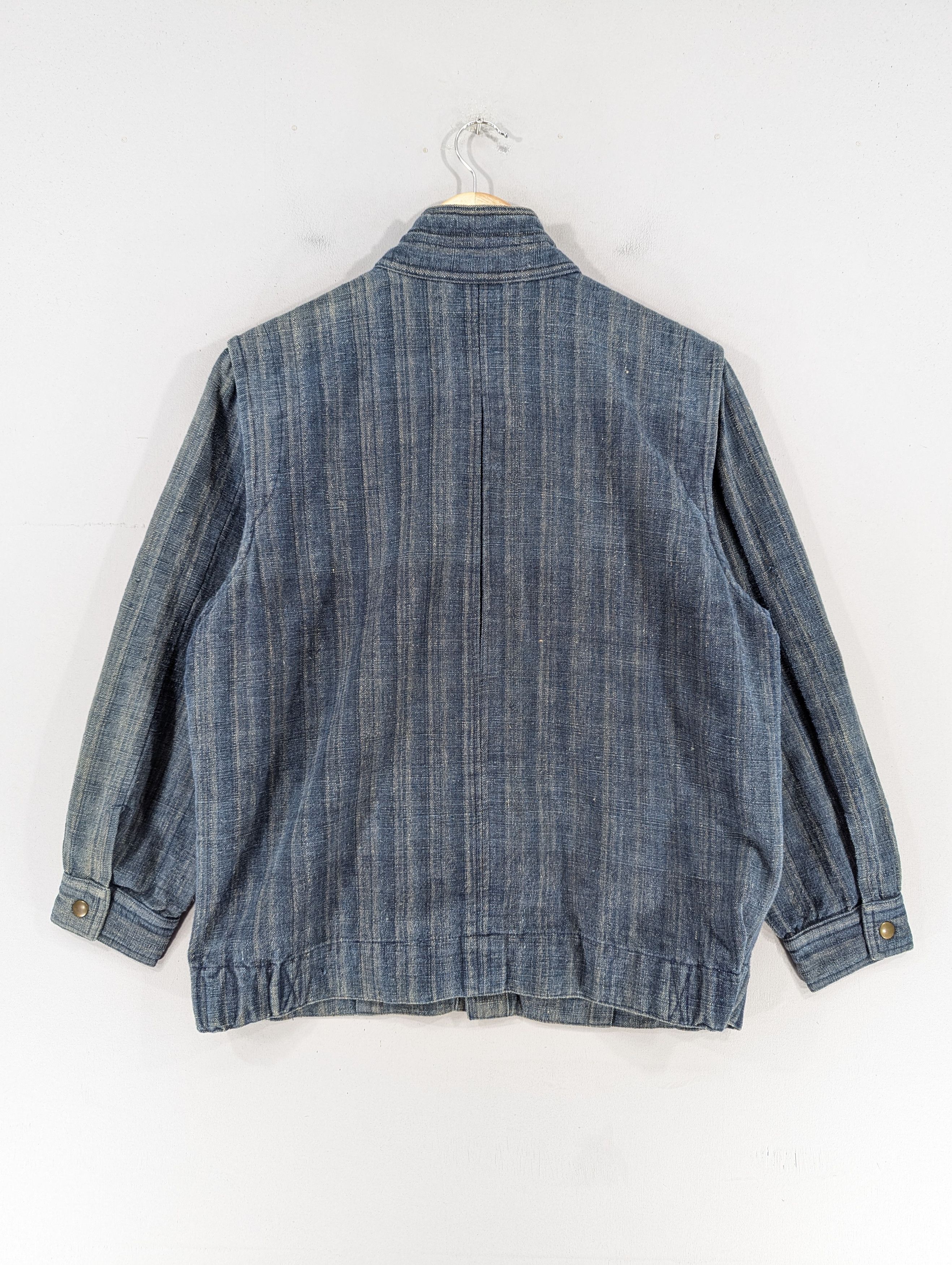 Japanese Brand Vintage Yuhei Anrico Atelier Denim Snap Button Jacket Size L / US 10 / IT 46 - 13 Thumbnail