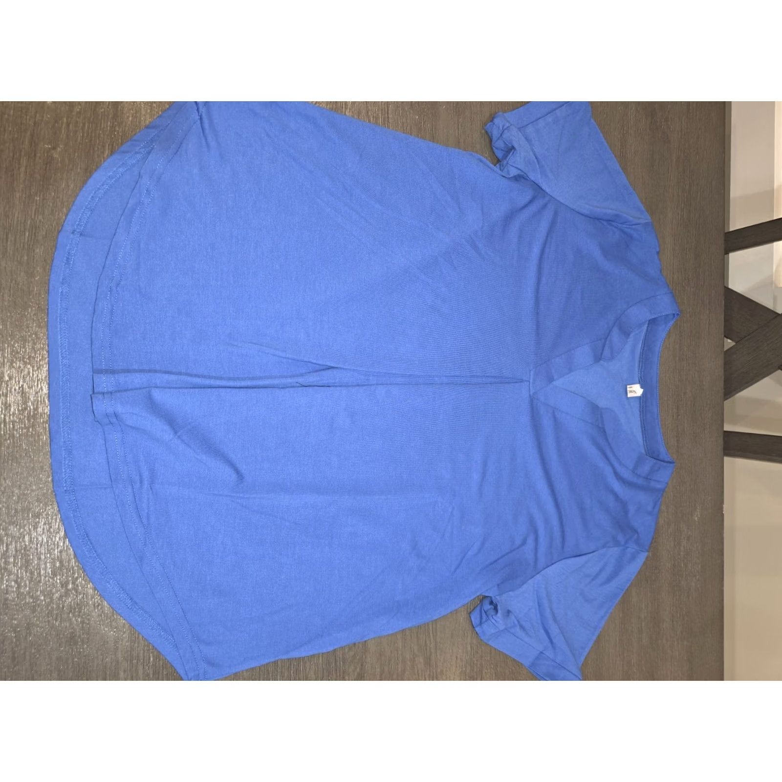 Vintage New Choice Women Collard Casual Blue Short Sleeve Top Blouse XL Blue Womens Short Sleeve Shirt Xl Size XL / US 12-14 / IT 48-50 - 6 Thumbnail