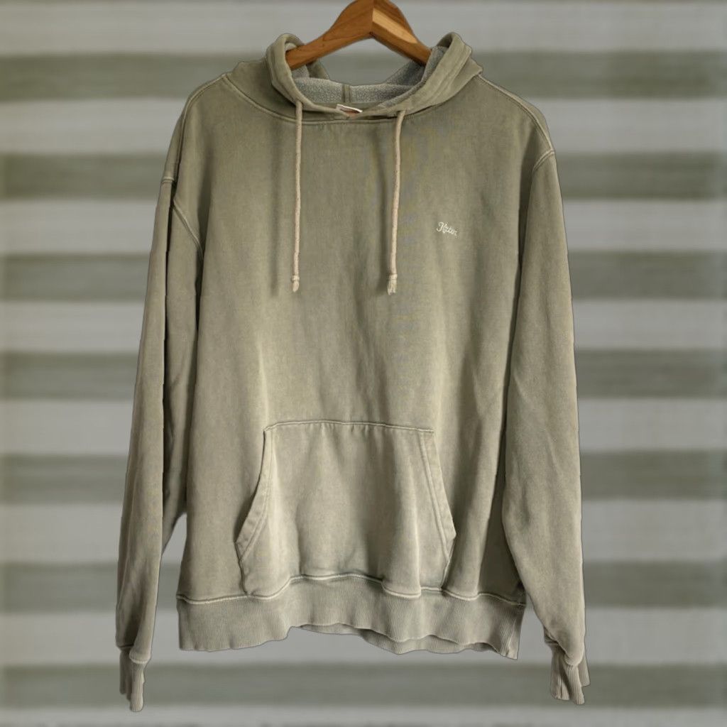Katin Katin Hooded Embroidery Logo Hoodie Mens Shirt M Green Size US M / EU 48-50 / 2 - 1 Thumbnail