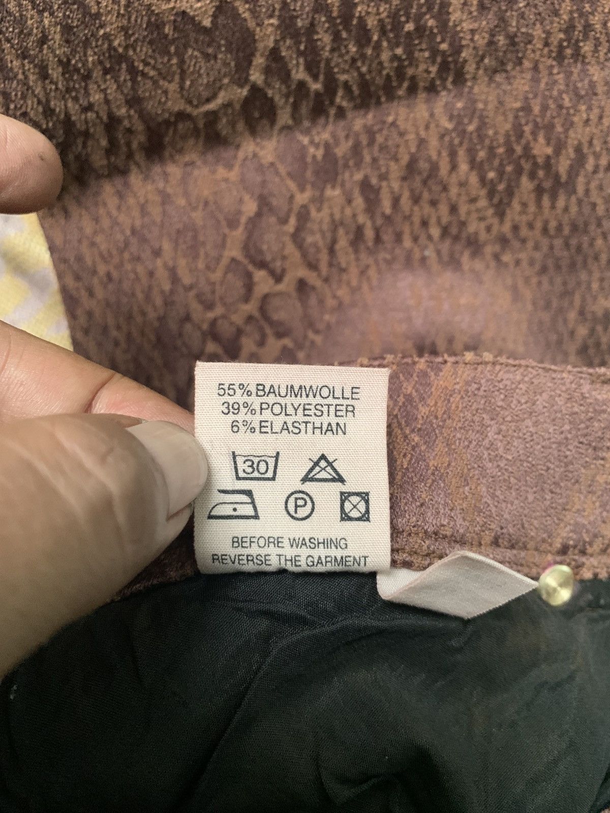 MCM Vintage MCM Jeans De Luxe Snakeskin Pants Size 30" / US 8 / IT 44 - 10 Thumbnail