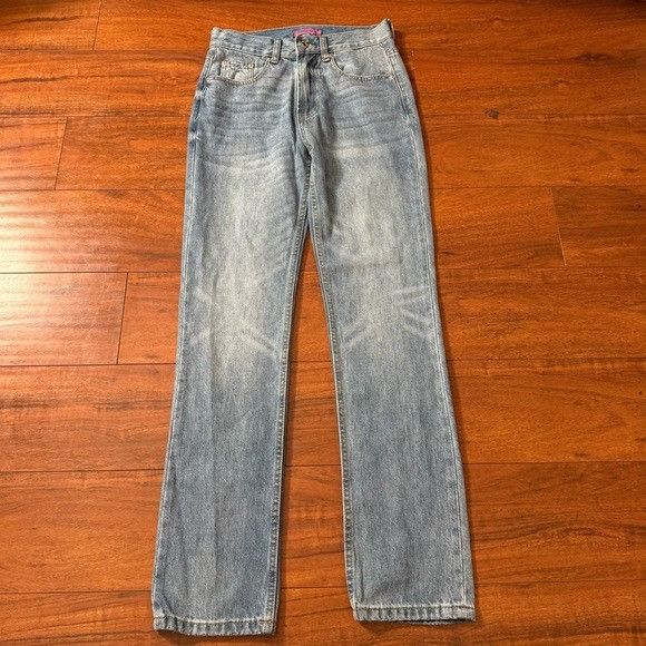 Other Edikted Light Blue Straight Leg Jeans Sz Small S Size 42" / US 20 - 3 Thumbnail