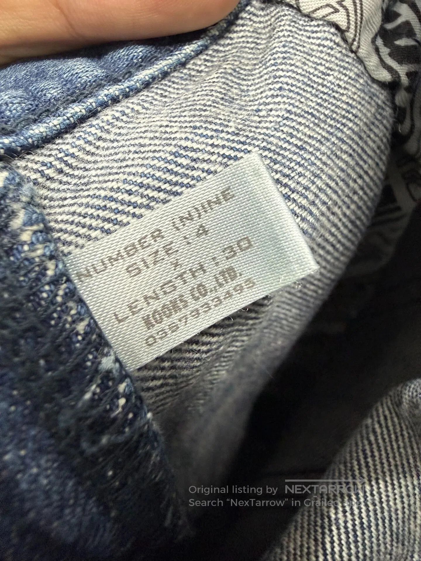 Number (N)ine Number (N)ine Bullet Hole Distressed Blue Jeans. Size US 30 / EU 46 - 8 Thumbnail