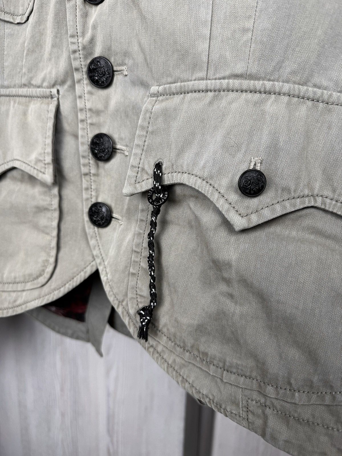 Diesel Diesel y2k 00s Cargo Biker Utility Blazer Jacket Night Rider Size M / US 6-8 / IT 42-44 - 8 Thumbnail