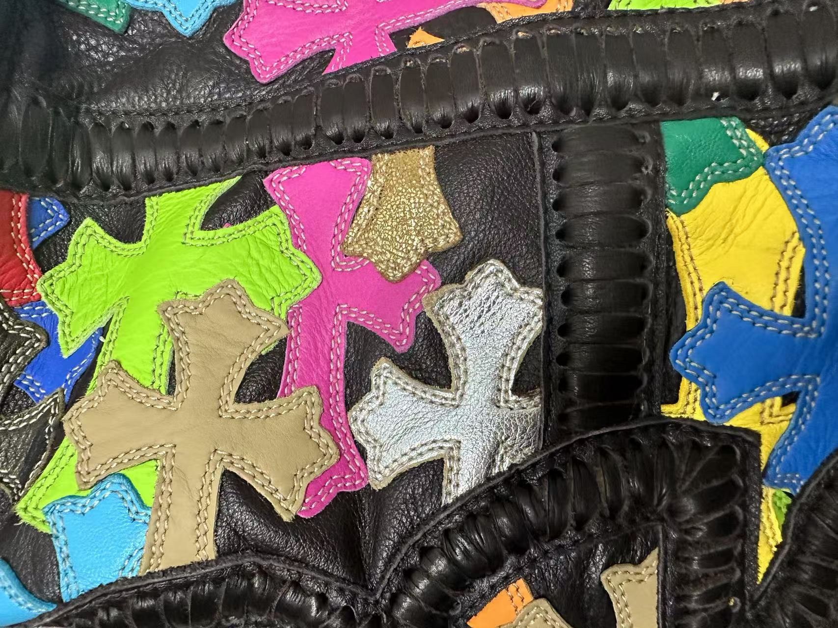 Chrome Hearts Chrome Hearts Silver Filigree Multicolor Patch Lyon Bag Size ONE SIZE - 7 Thumbnail