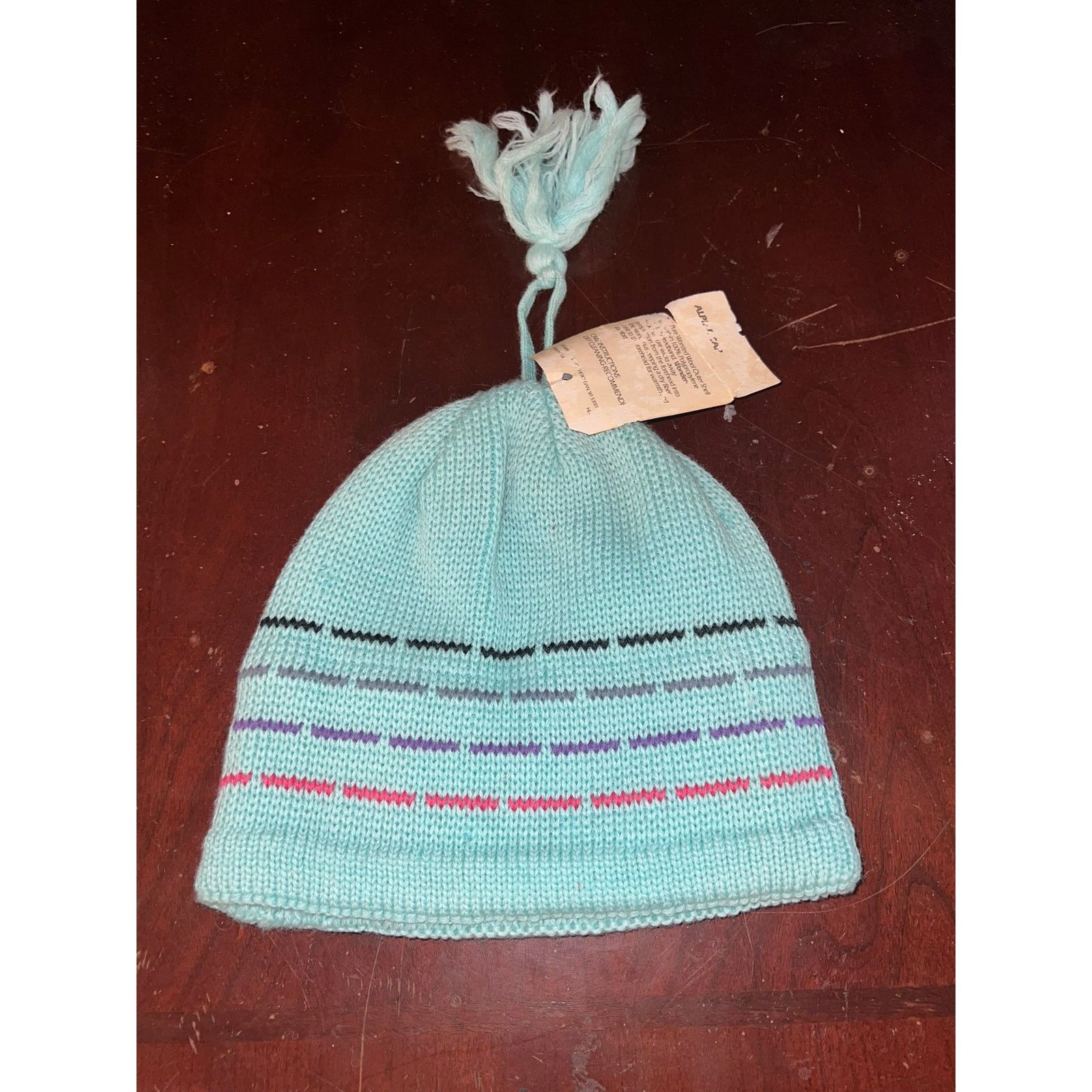 Vintage Vintage Wigwam Beanie Alpine Cap Wool Blue Headwear VTG NWT Size ONE SIZE - 1 Thumbnail