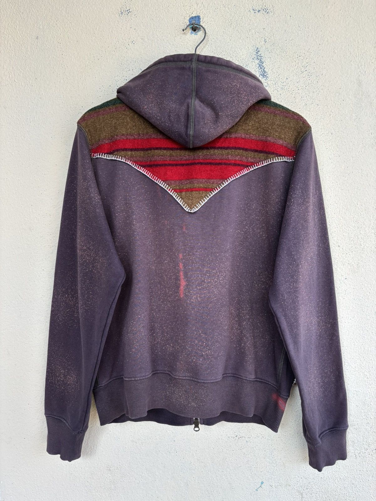 Indian Motorcycle Indian Motorcycle Acid Splattered Zip Up Hoodie Size US L / EU 52-54 / 3 - 2 Thumbnail