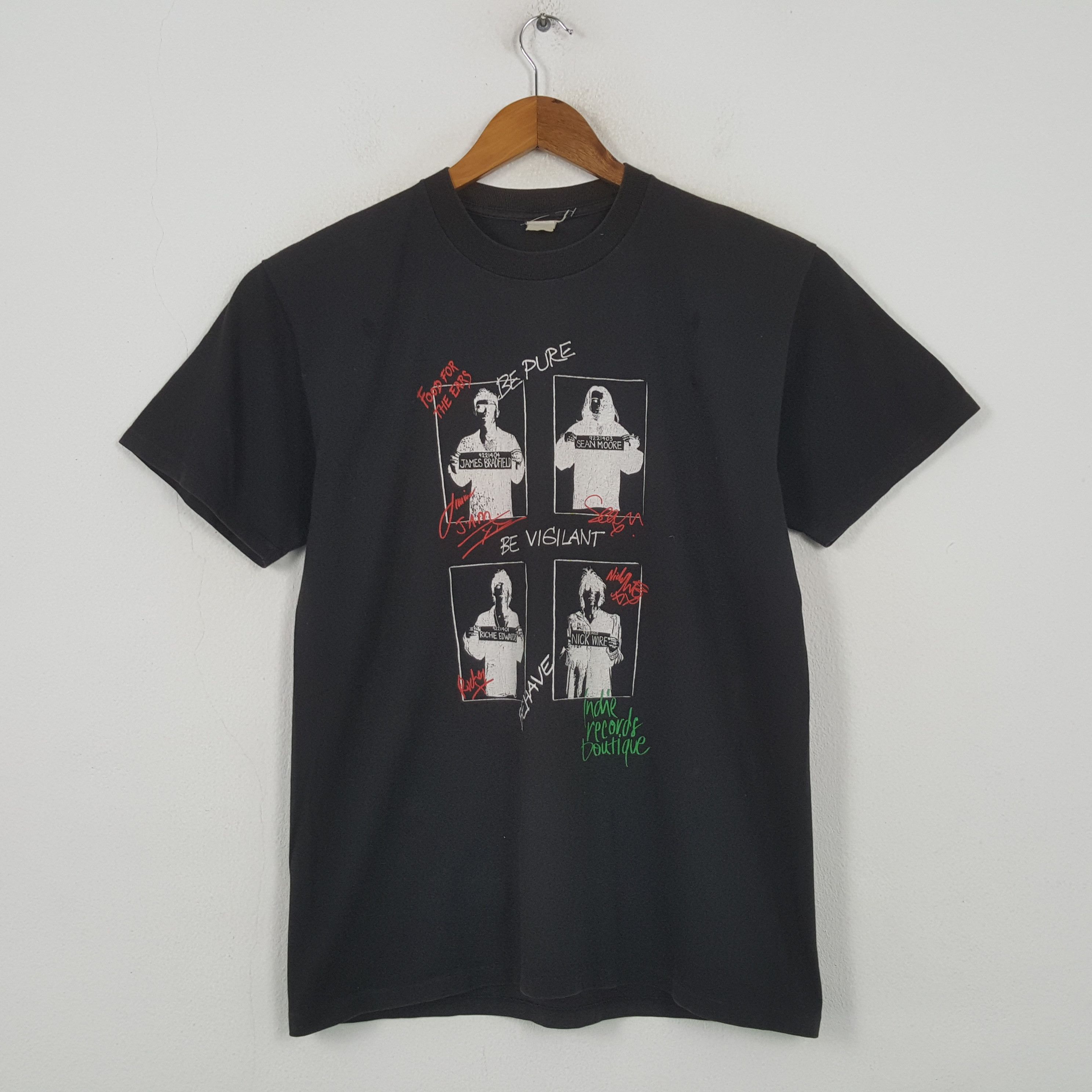 Band Tees Vintage 90's Manic Street Preachers Rock Band T-shirt 32 Size US L / EU 52-54 / 3 - 1 Thumbnail
