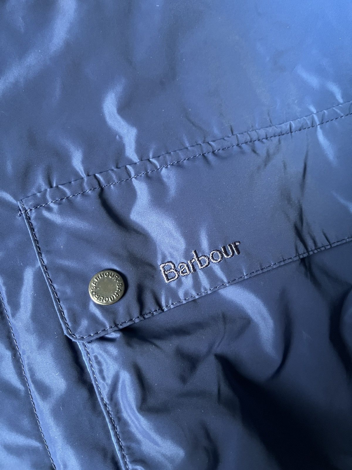Barbour Barbour Inchkeith Men's Navy Blue Nautical Multipocket Field Jacket Size US XL / EU 56 / 4 - 5 Thumbnail