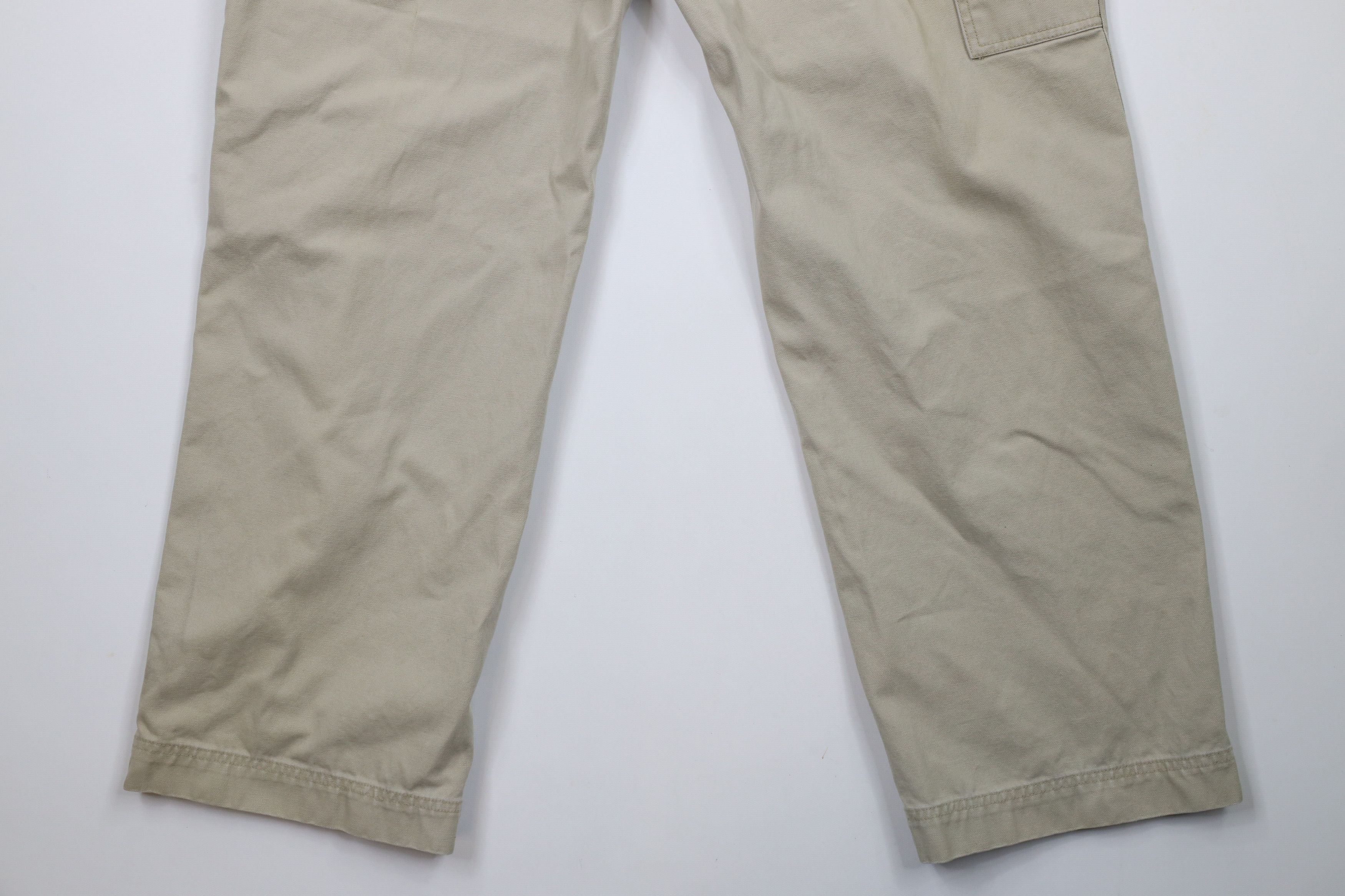 Timberland × Vintage Vintage Timberland Spell Out Wide Leg Canvas Carpenter Pants Size US 38 / EU 54 - 11 Thumbnail
