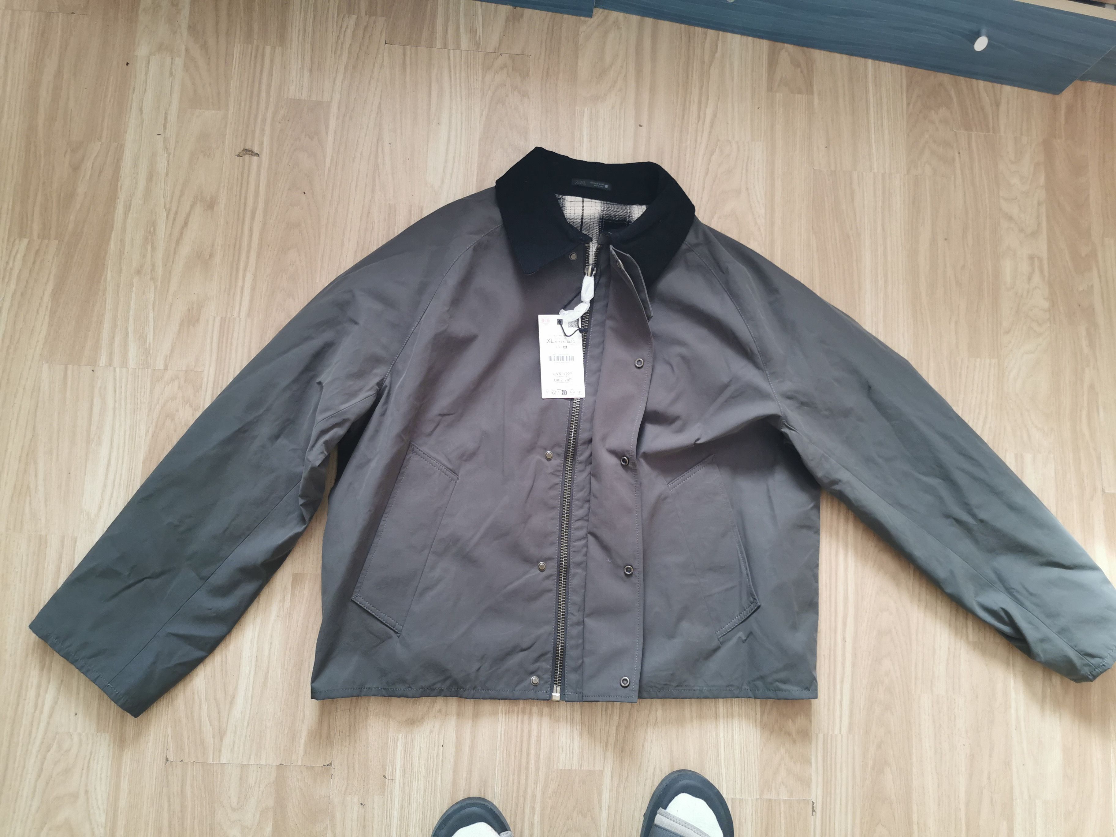 Zara Zara Contrast Colar technical jacket size XL Relaxed fit Size US XL / EU 56 / 4 - 5 Thumbnail
