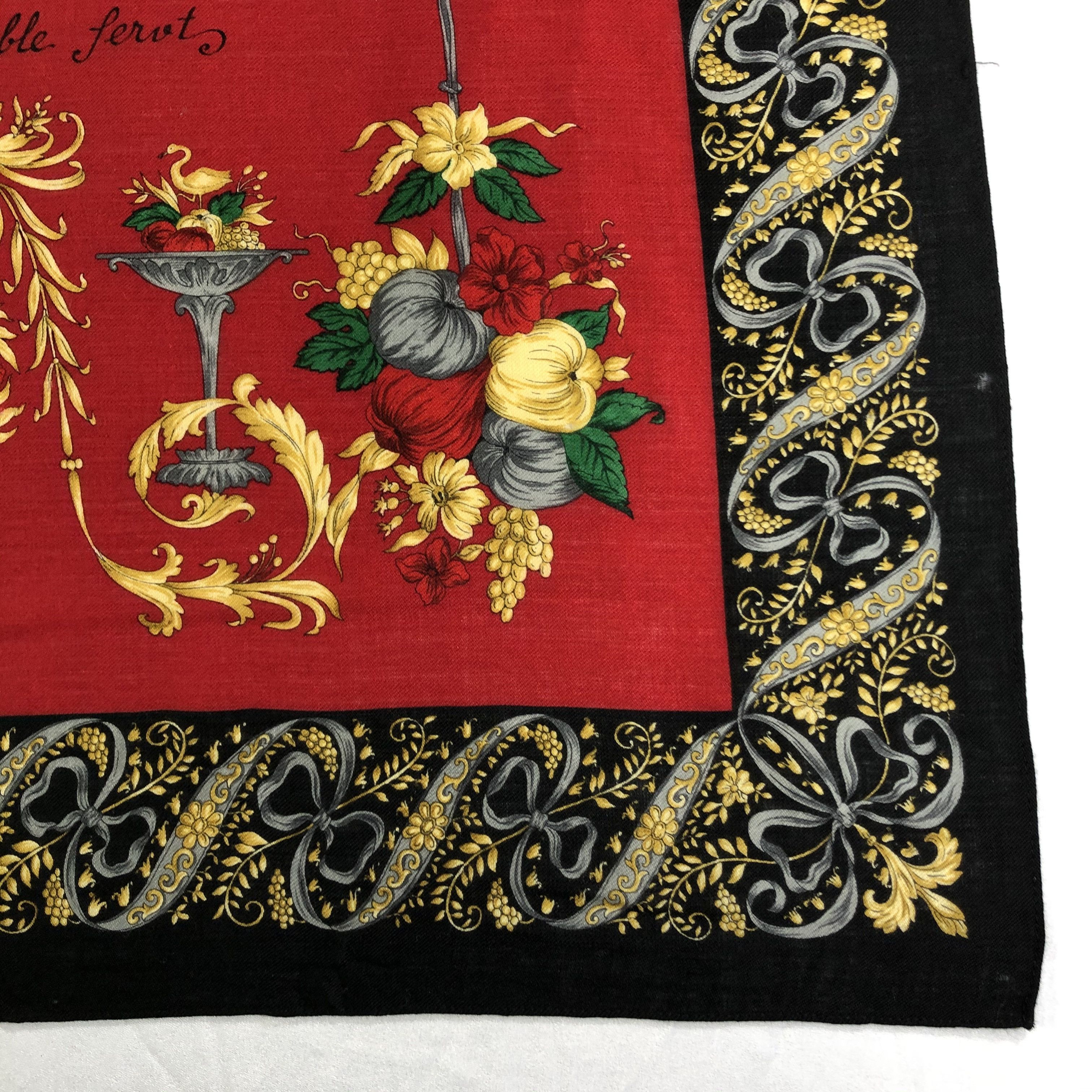 Vintage Vintage Silk Scarf Size ONE SIZE - 3 Thumbnail