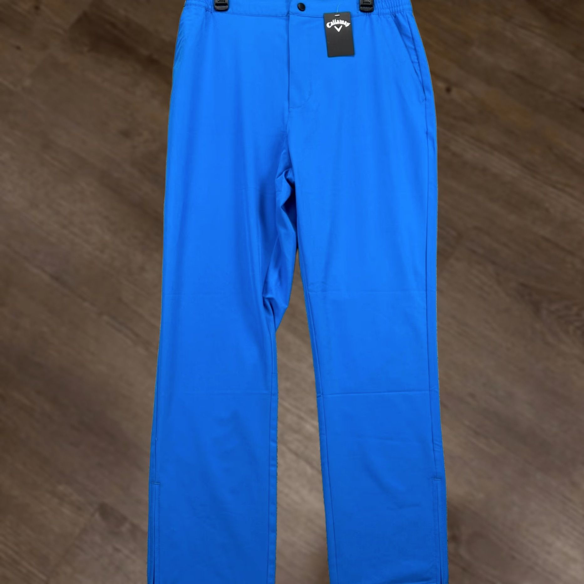 Callaway Callaway Mens Chino Golf Pants Medium Blue Performance Tech Stretch Straight Pants Regular M 34x32 Golfing Casual Preppy Mens Size US 31 - 1 Thumbnail