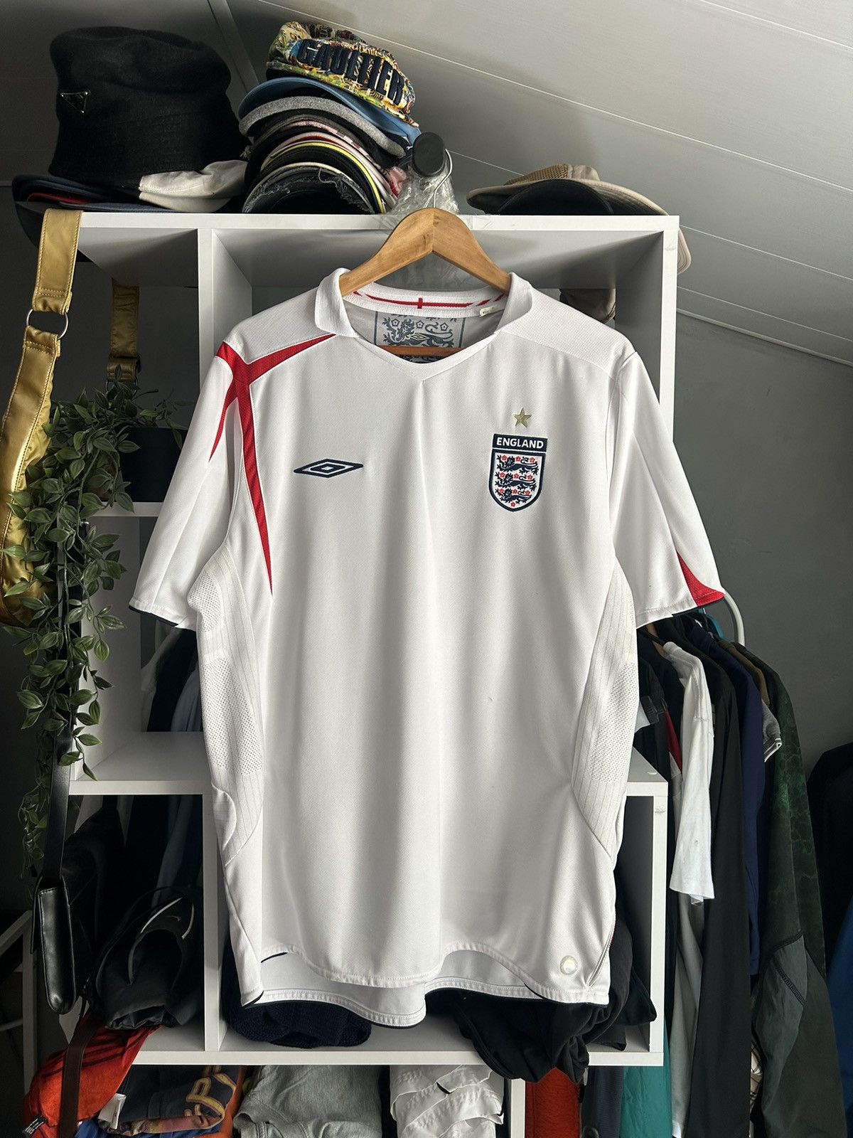 Umbro × Vintage Vintage Umbro England 2005/07 soccer jersey Size US XL / EU 56 / 4 - 1 Thumbnail