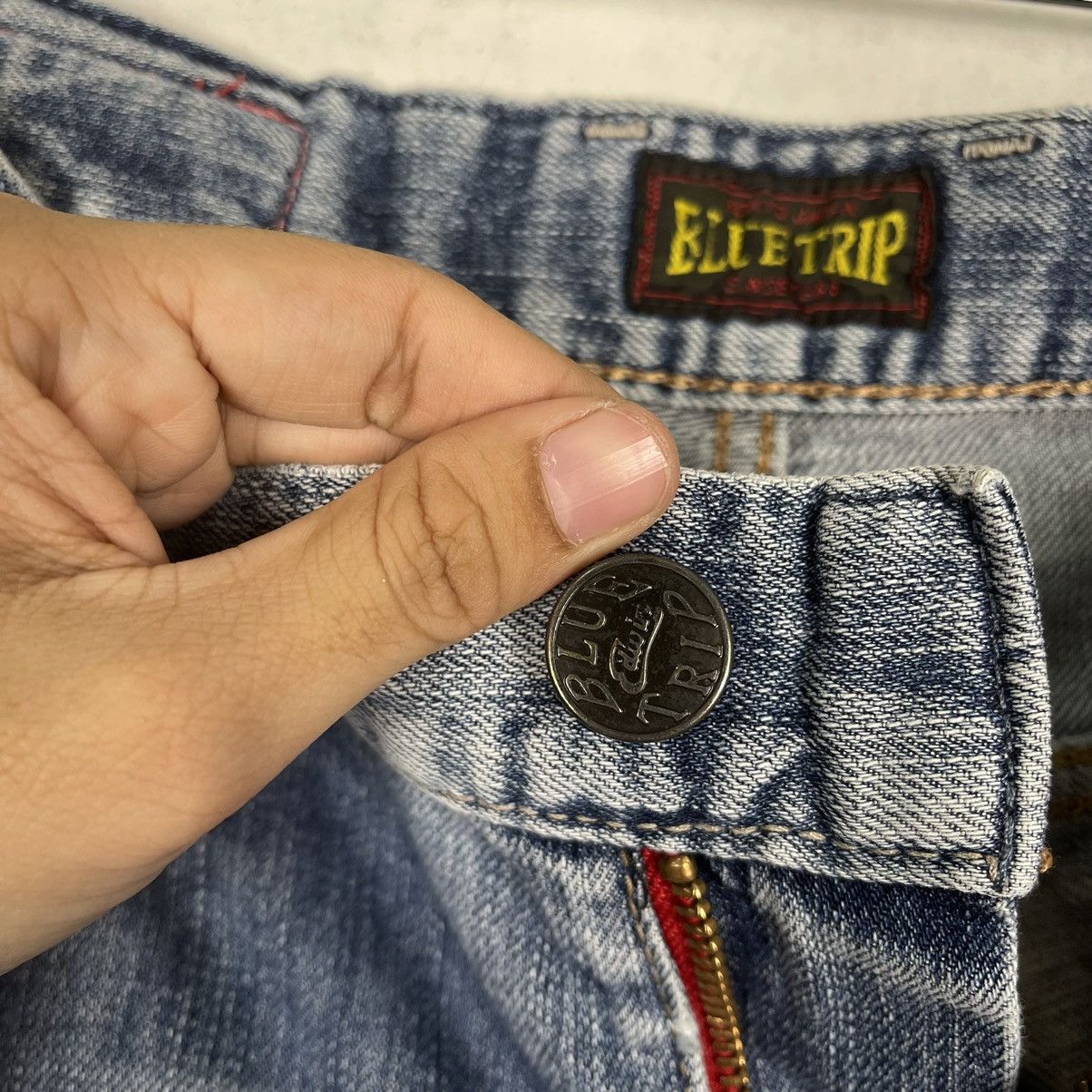 Edwin RIOT🔥30x30 Edwin Blue Trip Flare Denim Nice Colour Size US 30 / EU 46 - 15 Thumbnail