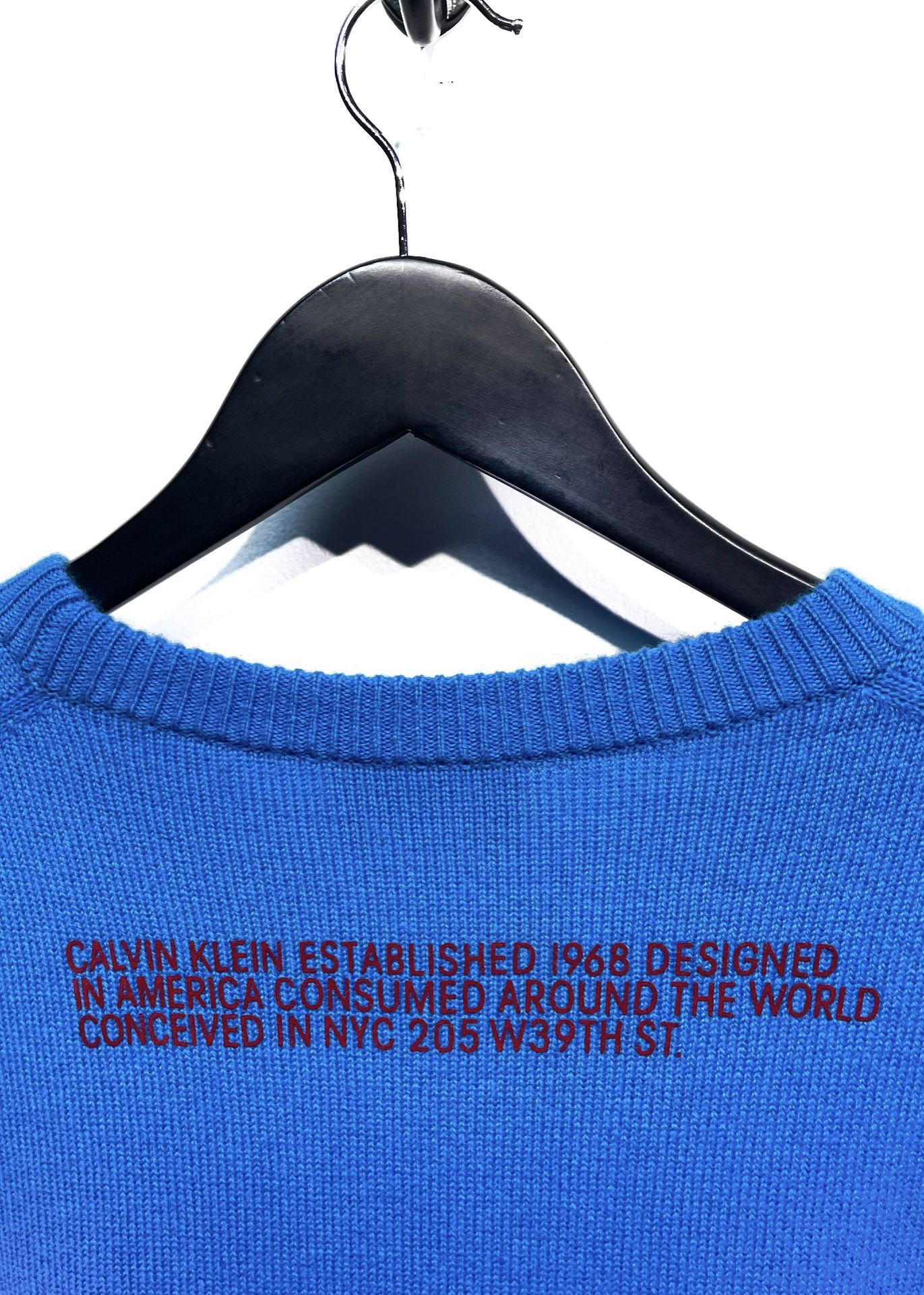 Calvin Klein 205W39NYC Calvin Klein 205W39NYC Blue Cashmere Sweater Size US L / EU 52-54 / 3 - 4 Thumbnail