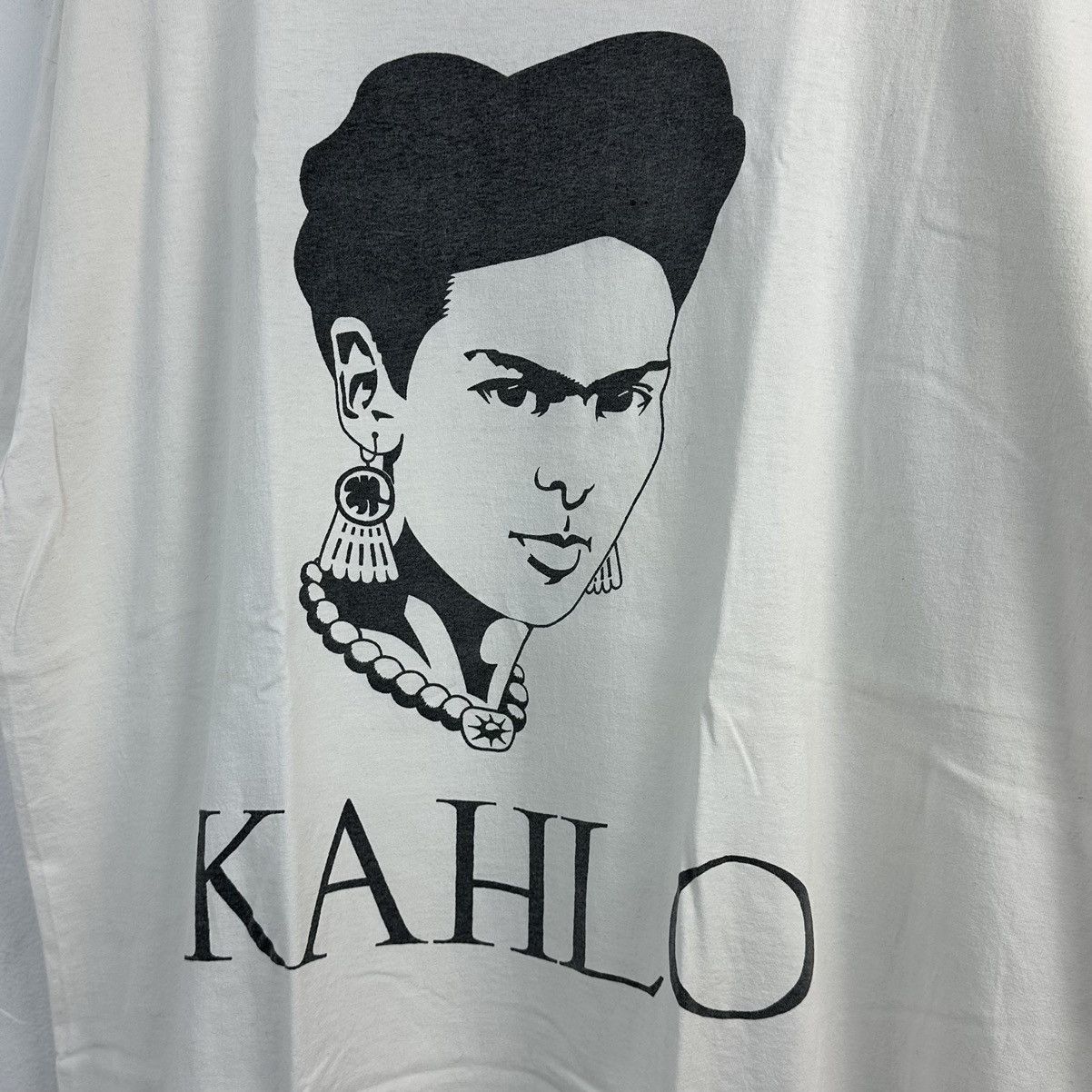 Vintage Vintage Frida Kahlo T Shirt 1990s Art XXL Size US XXL / EU 58 / 5 - 1 Thumbnail