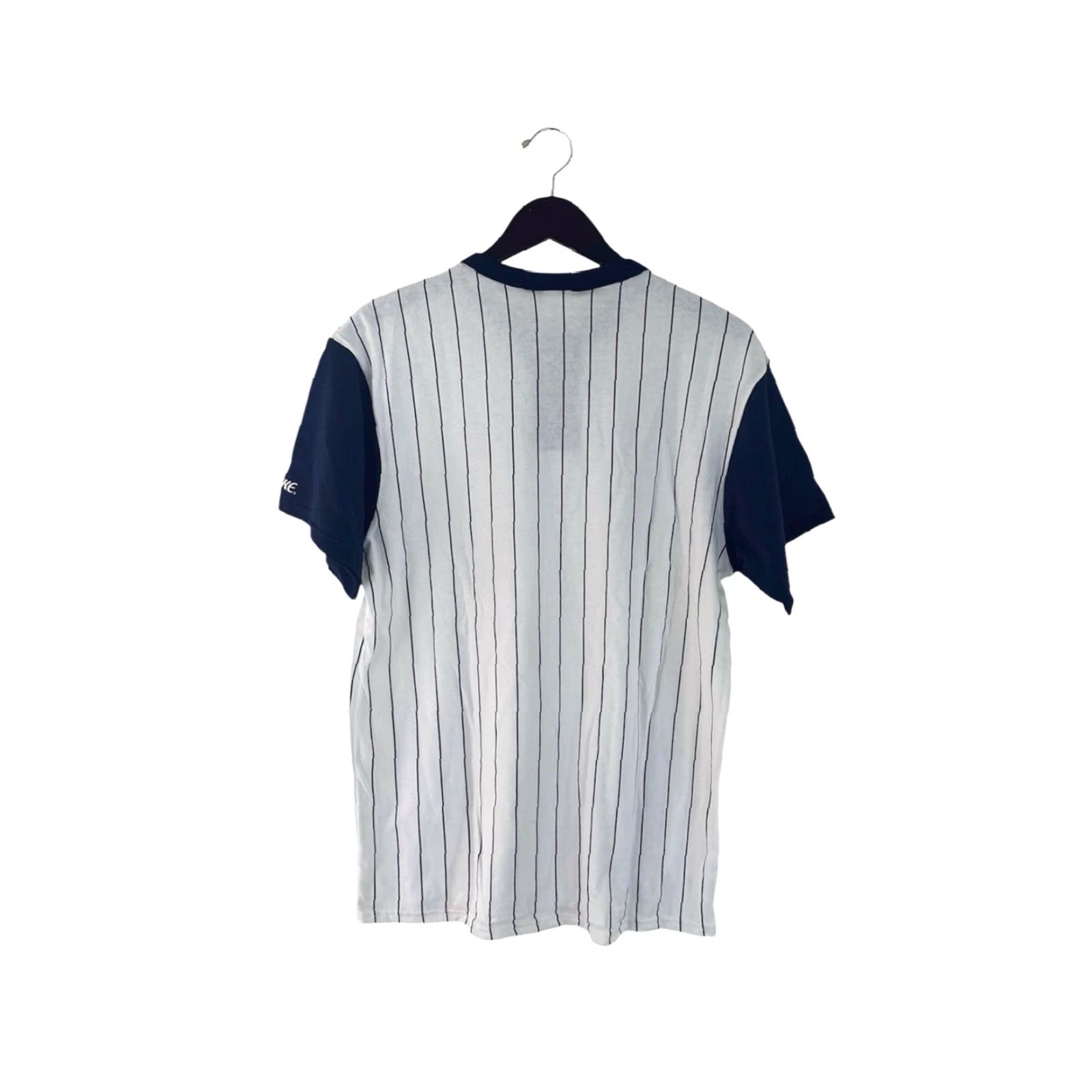 Vintage VINTAGE Bike Athletic Henley Shirt Mens Size M Deadstock NWT 90s Pinstripe White Navy Two-Button Baseball Shirt Size US M / EU 48-50 / 2 - 8 Thumbnail