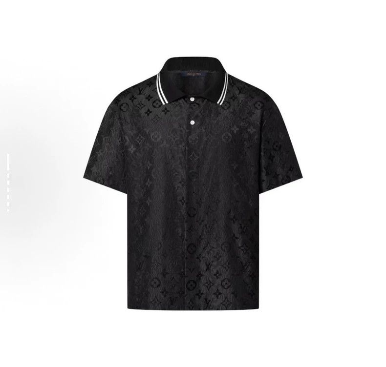 Louis Vuitton louis vuitton SS25 Stripe Collar Full Print Short Sleeve P Size US M / EU 48-50 / 2 - 1 Thumbnail