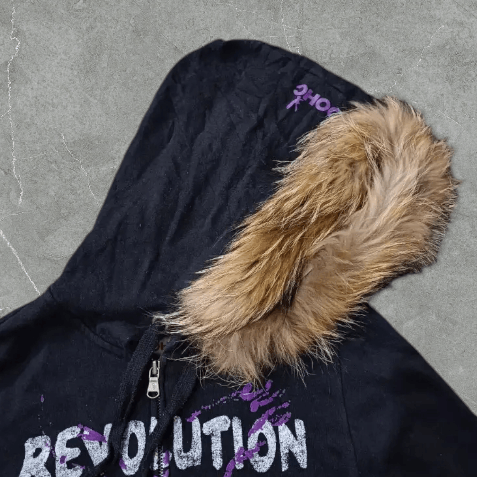 Japanese Brand Japanese Fur hoodie revolution ifsixwasnine lgb style Size US S / EU 44-46 / 1 - 3 Thumbnail